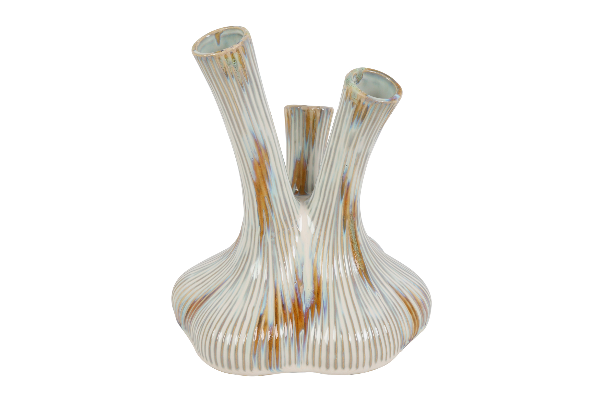 Vase Rd Tarek S White/gold Gift