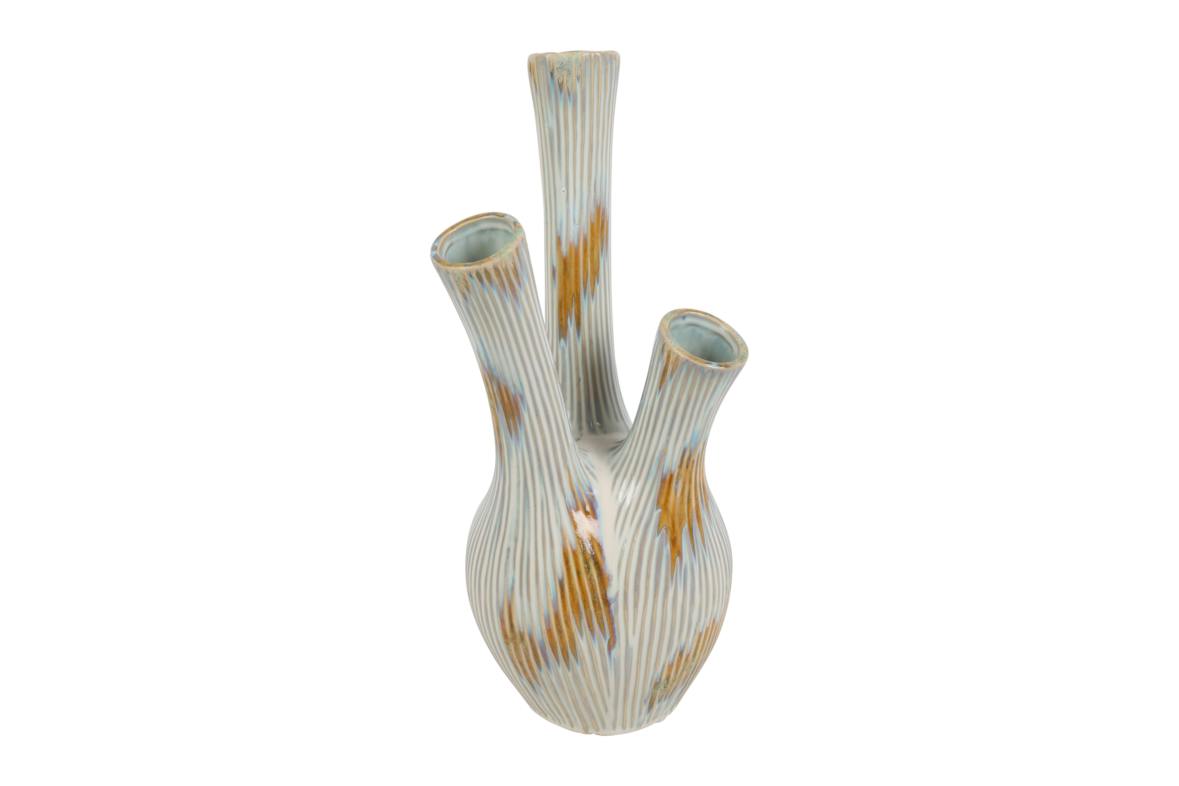 Vase Rd Tarek L White/gold Gift