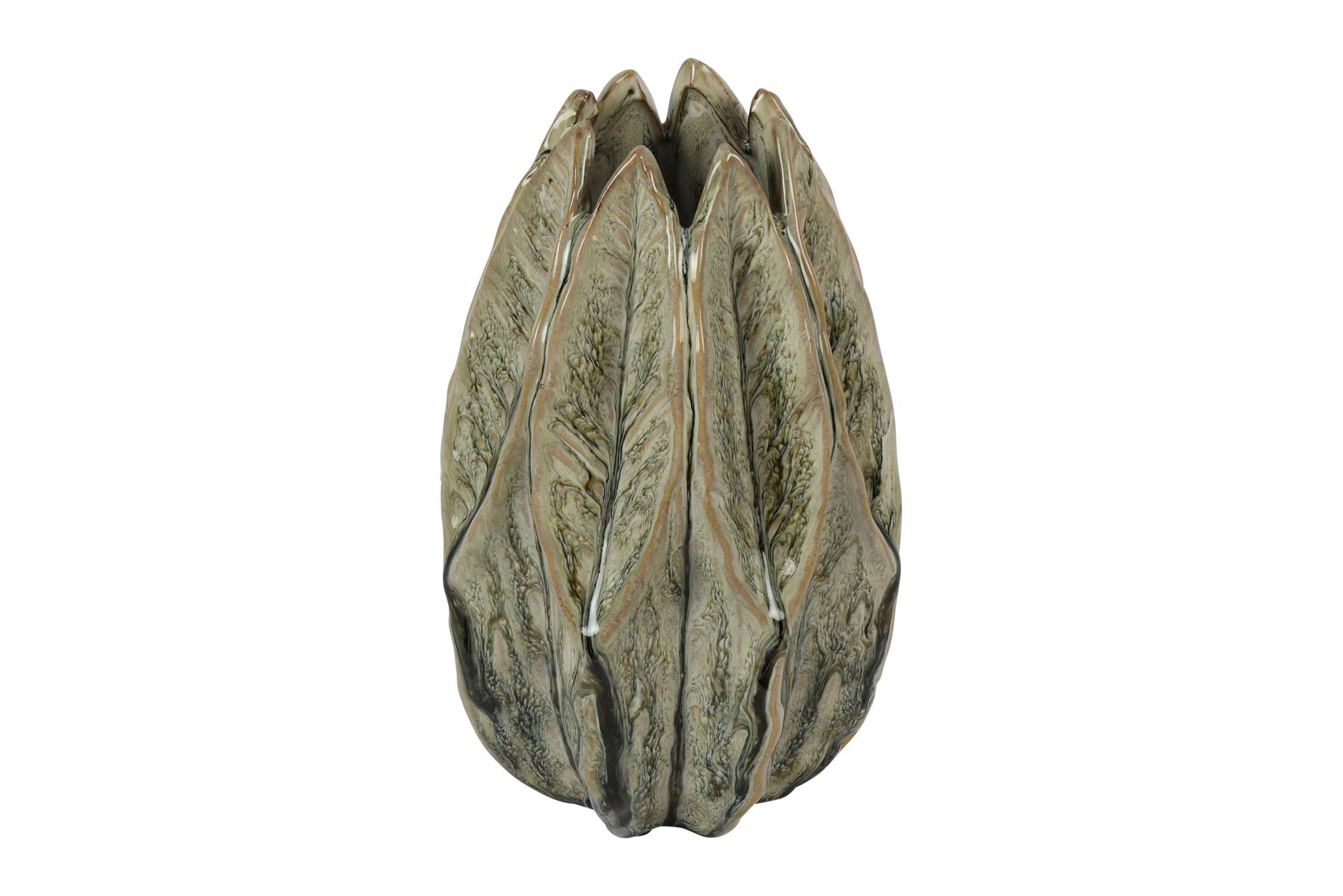 Vase Rd Levi Leaf S Green Gift