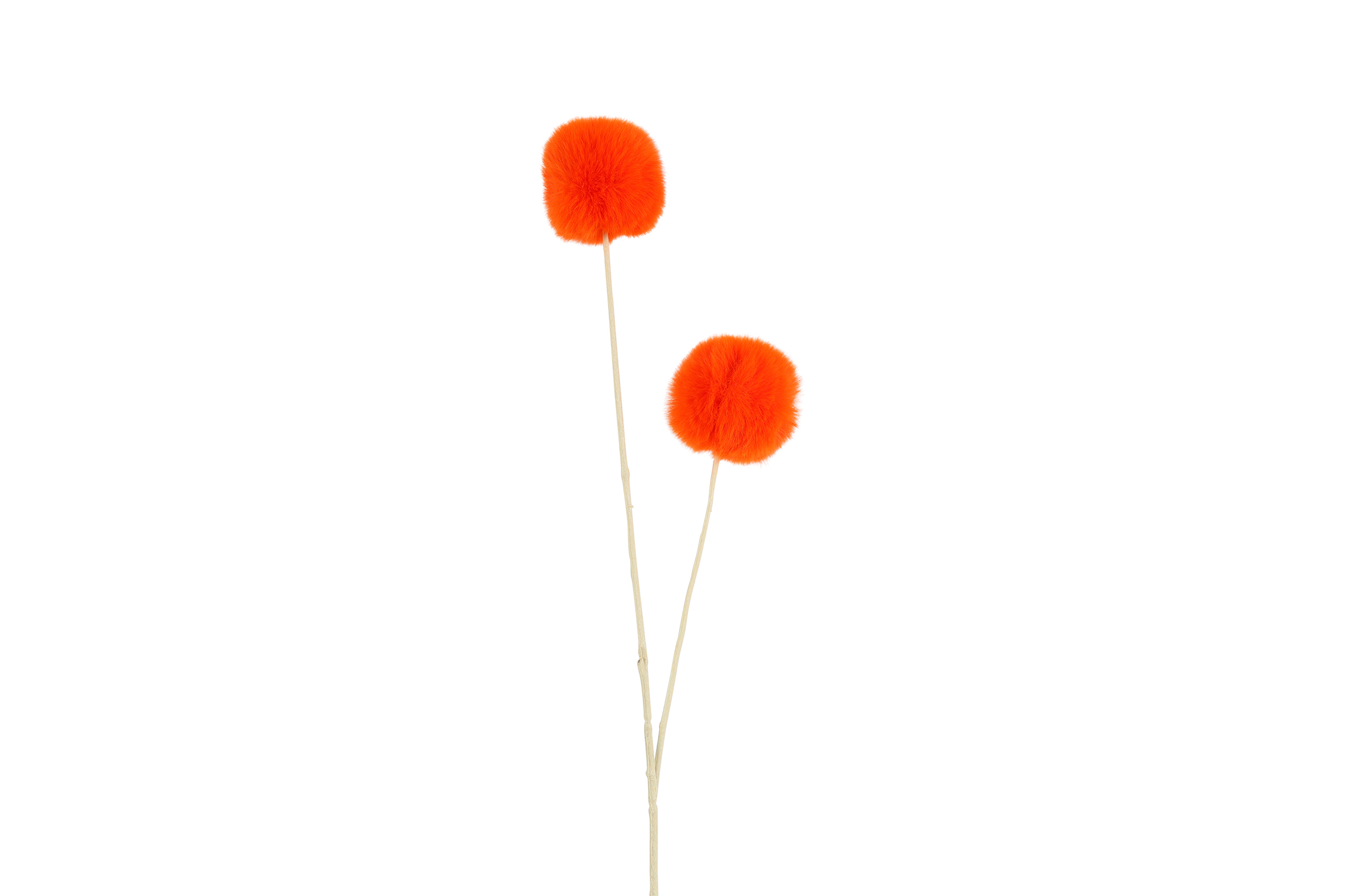 Art Deco Pom Pom Orange Gift