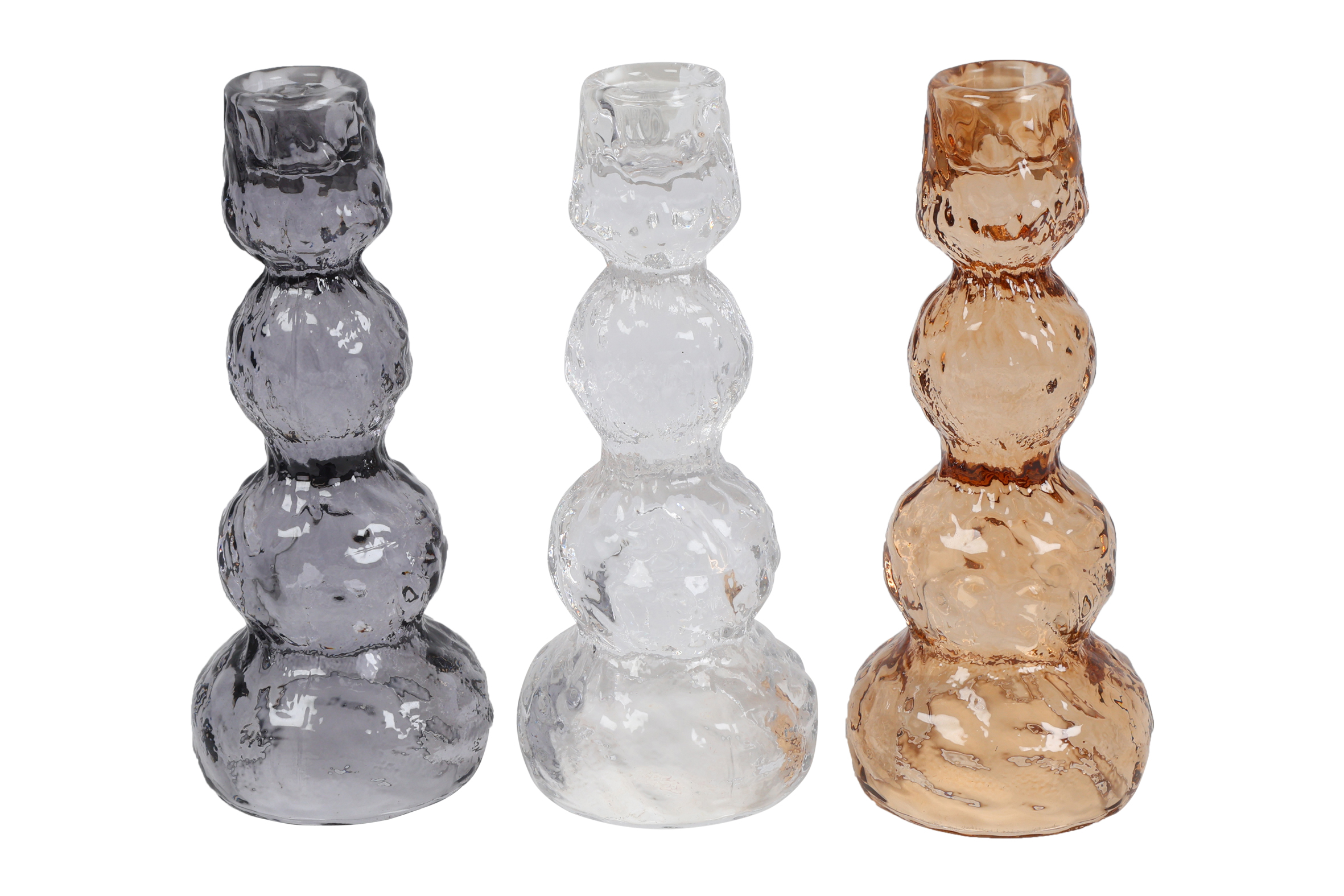 Candle Holder Skylar M 3 Assorted Multicolor Gift