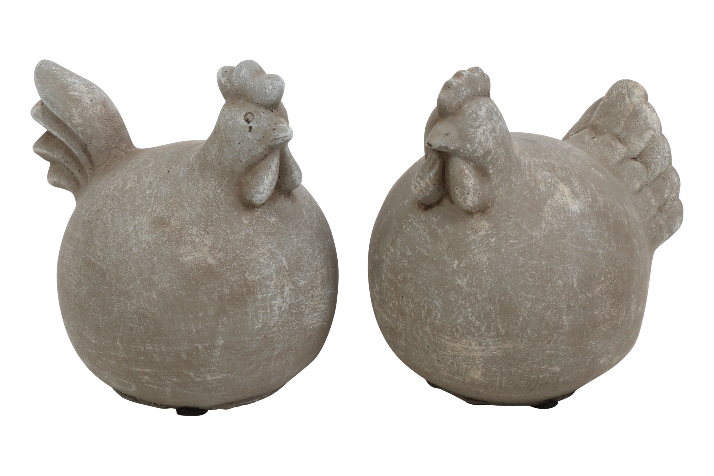 Chicken Niels S 2 Assorted Grey Gift