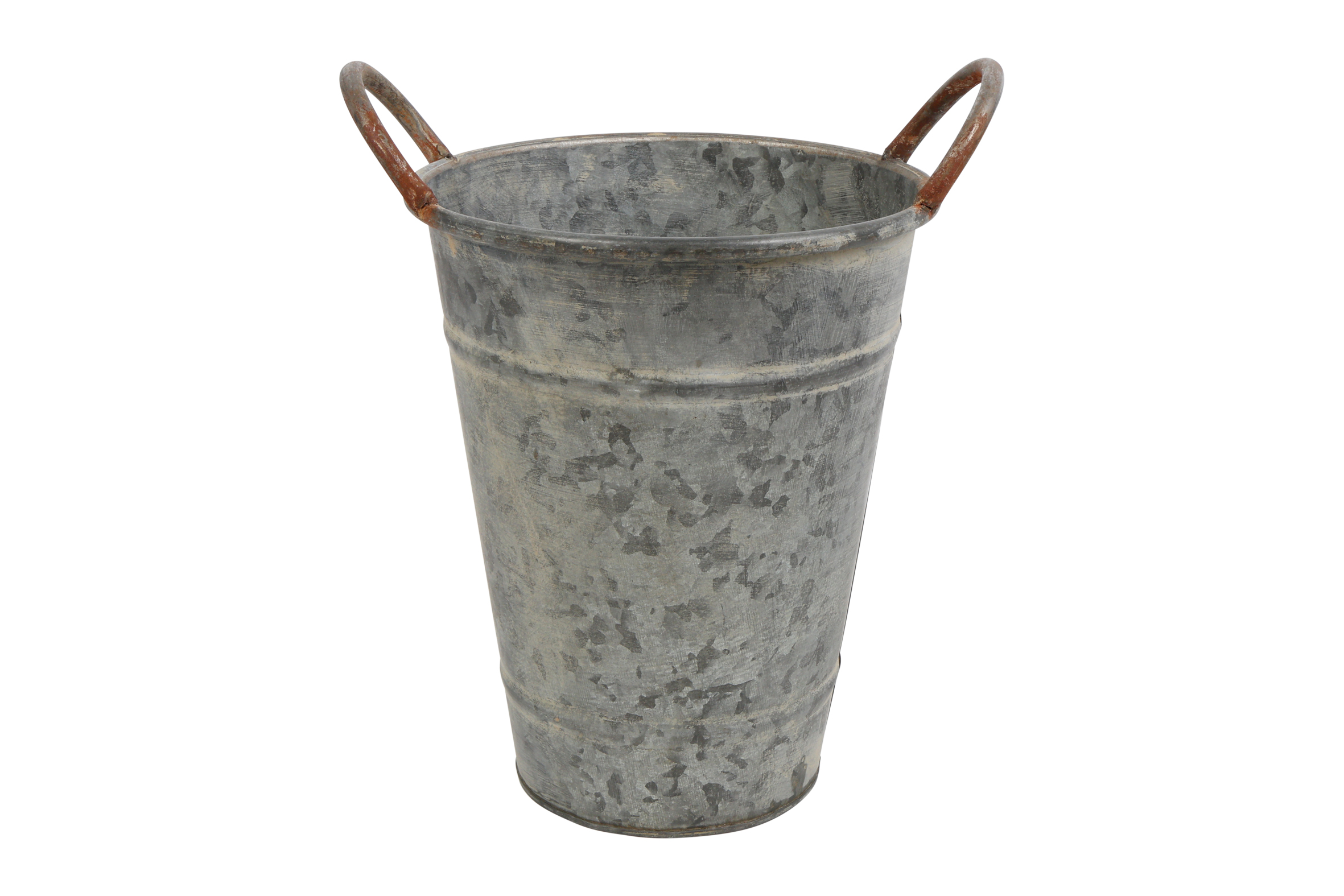 Flowerpot W/handles Lena S Zinc Gift