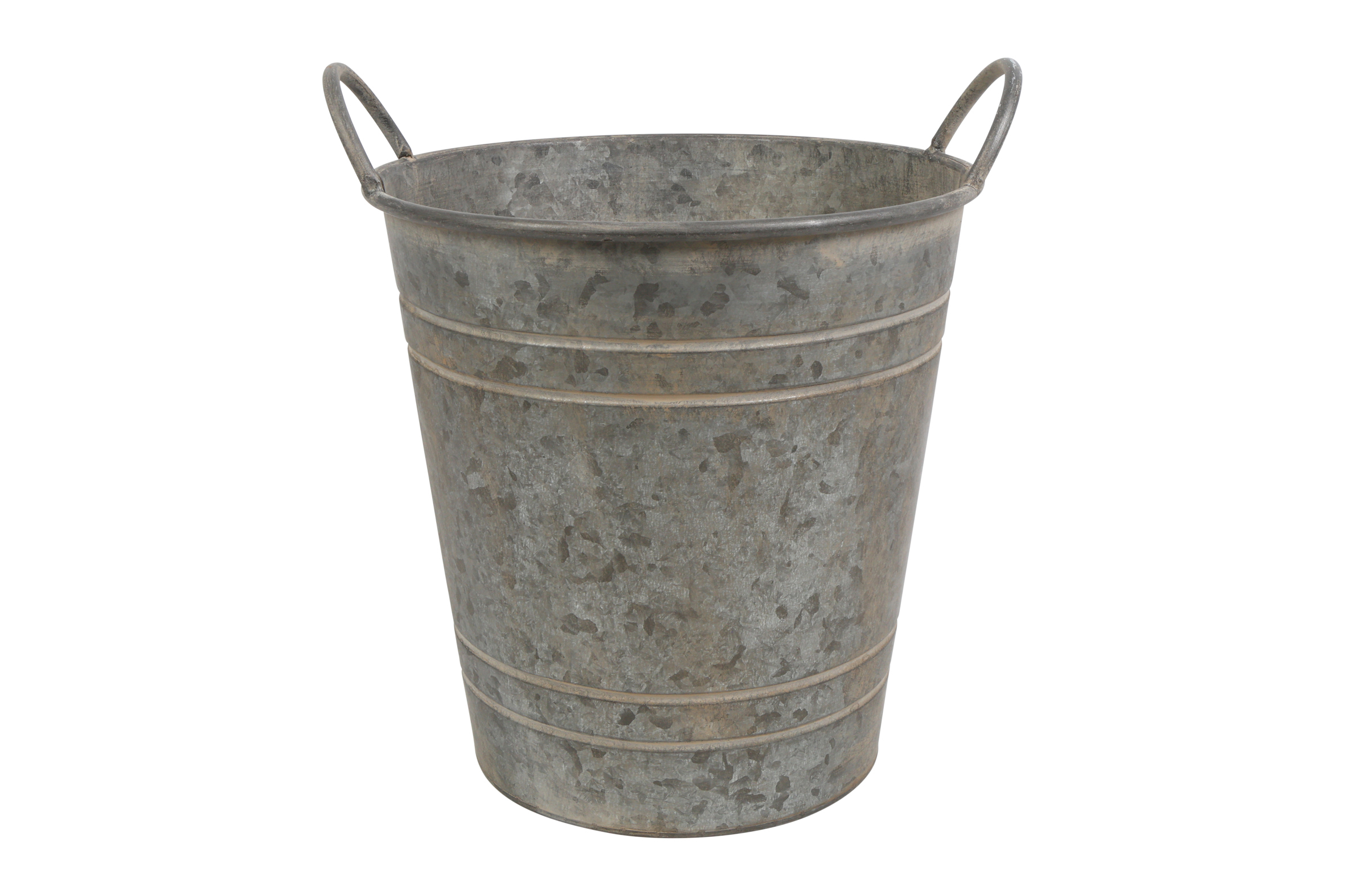Bucket W/handles Lena M Zinc Gift