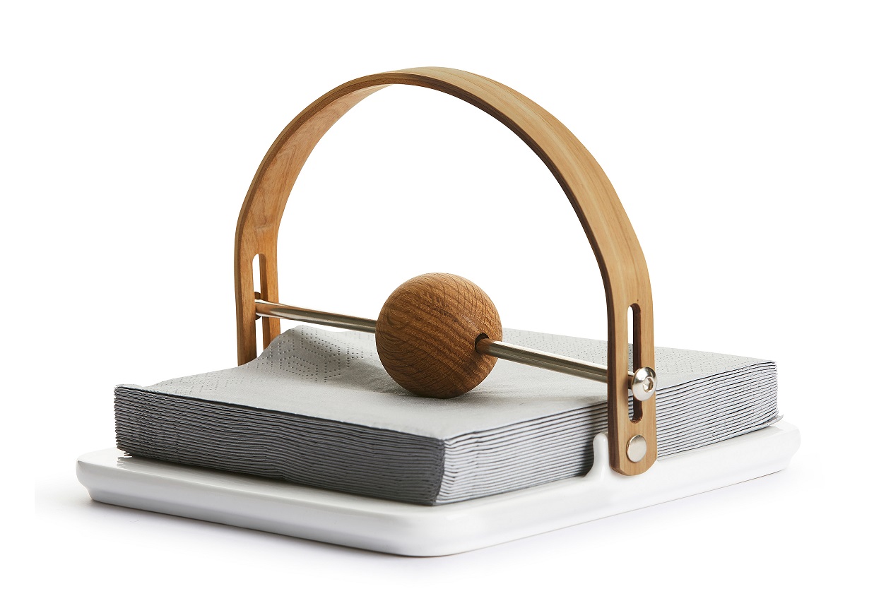 Nature Napkin Holder (6) White/brown Gift