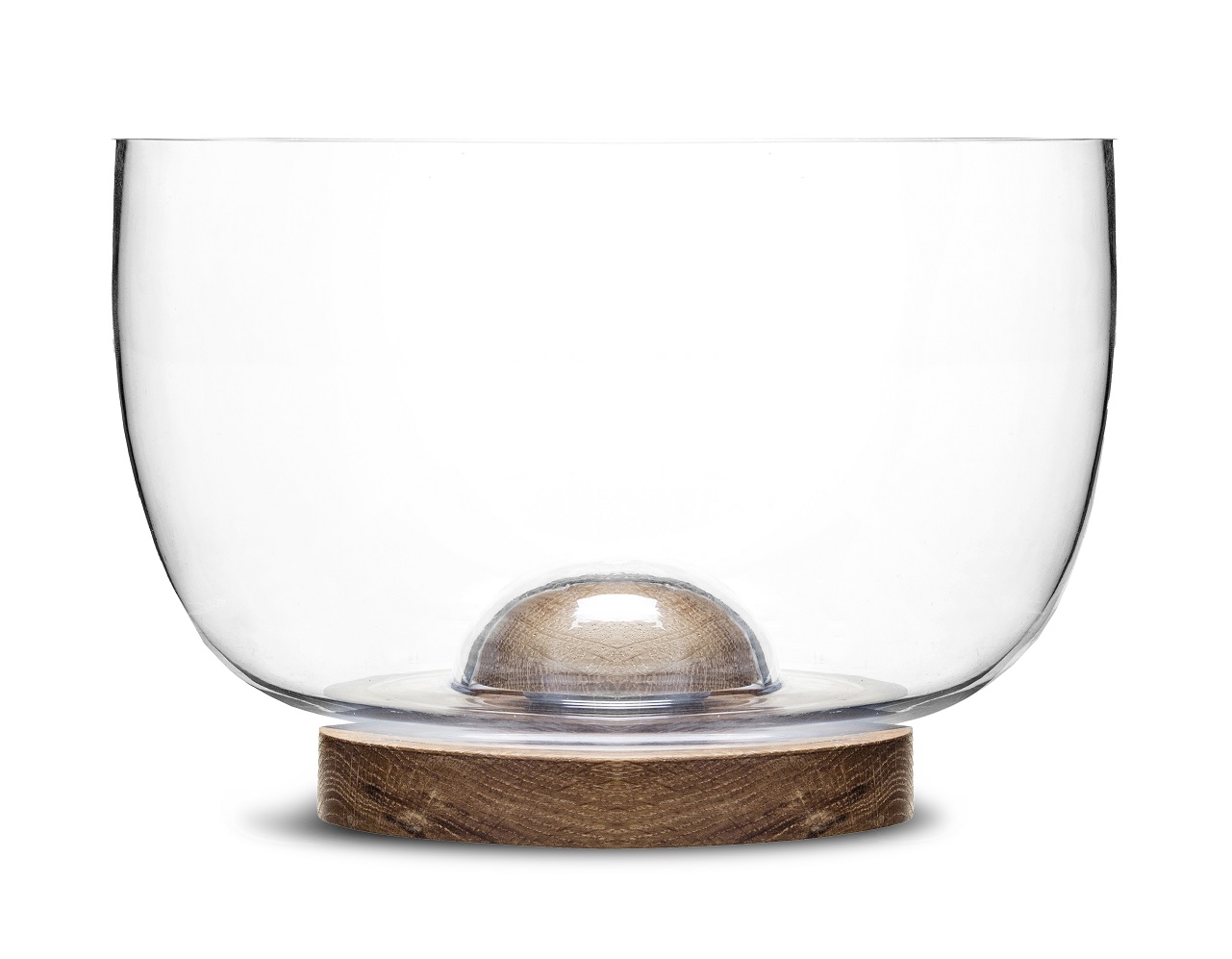 Nature Serving Bowl (4) Clear/brown Gift