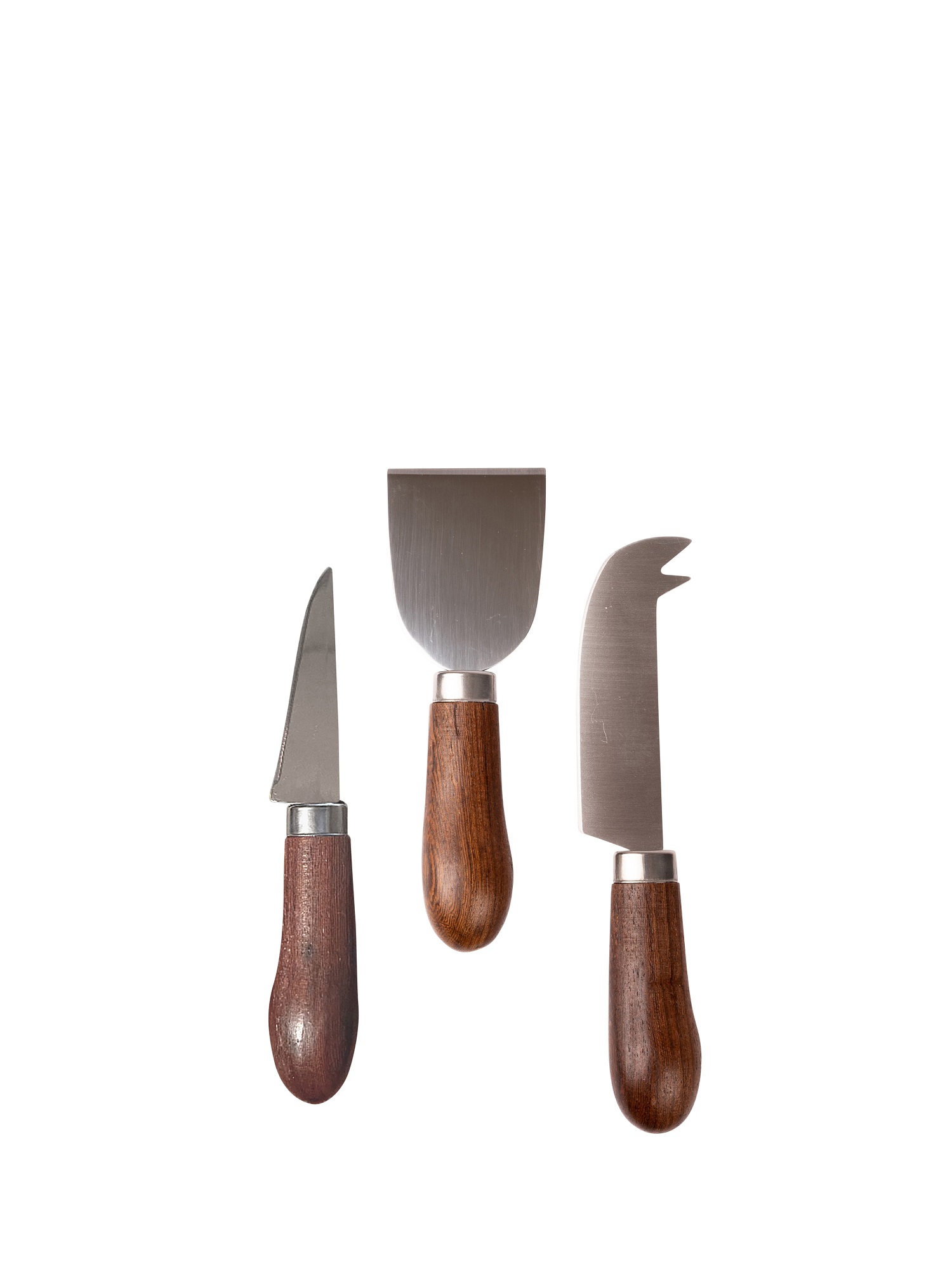 Astrid Cheese Knife Set 3-pcs (6) Brown/silver Gift