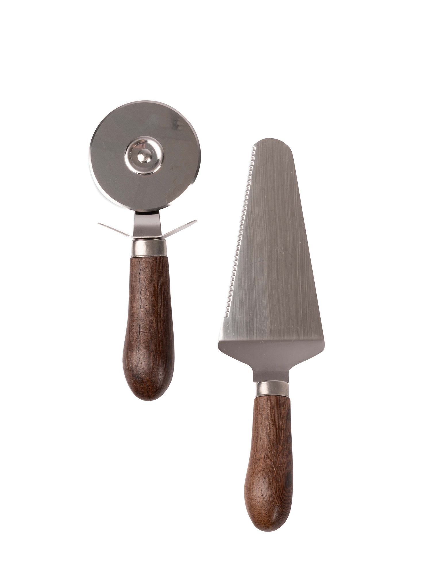 Astrid Pizza-/pie Set 2-pcs (6) Brown/silver Gift