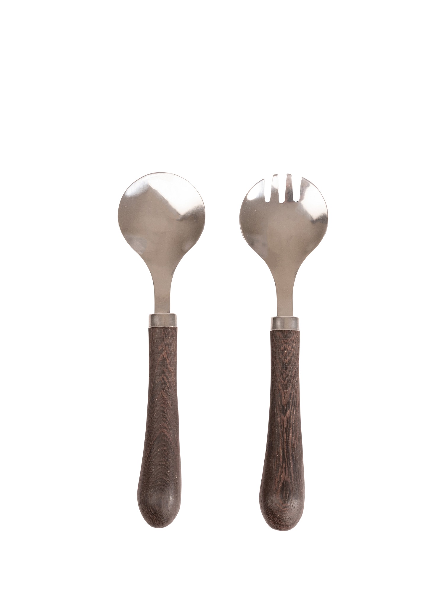 Astrid Salad Server Set 2-pcs (6) Brown/silver Gift