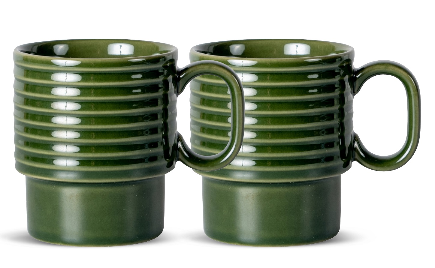Coffee & More Coffee Mug 2-pcs (6) Green Gift
