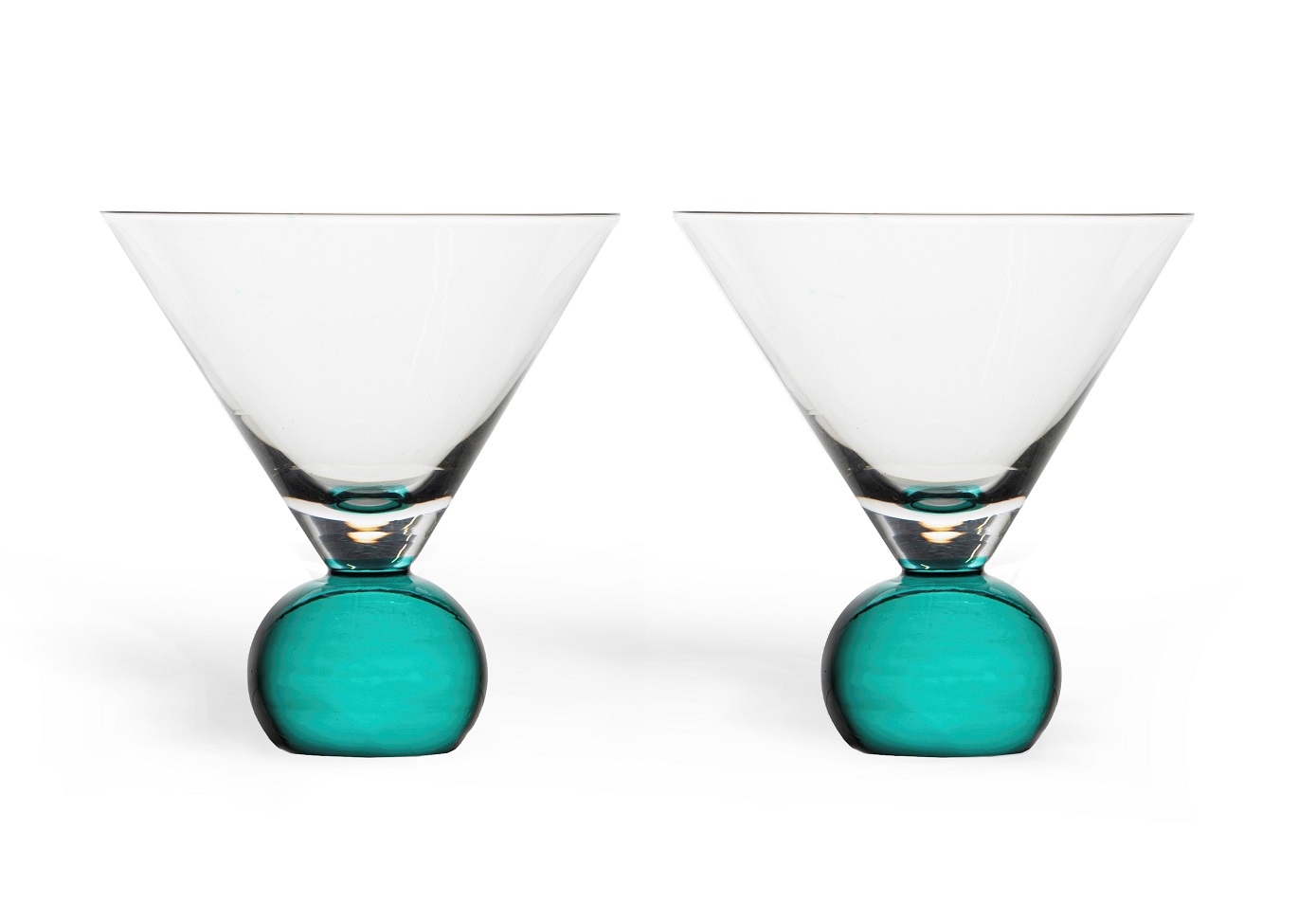 Glass Spice 2pcs/set (6) Clear/green Gift