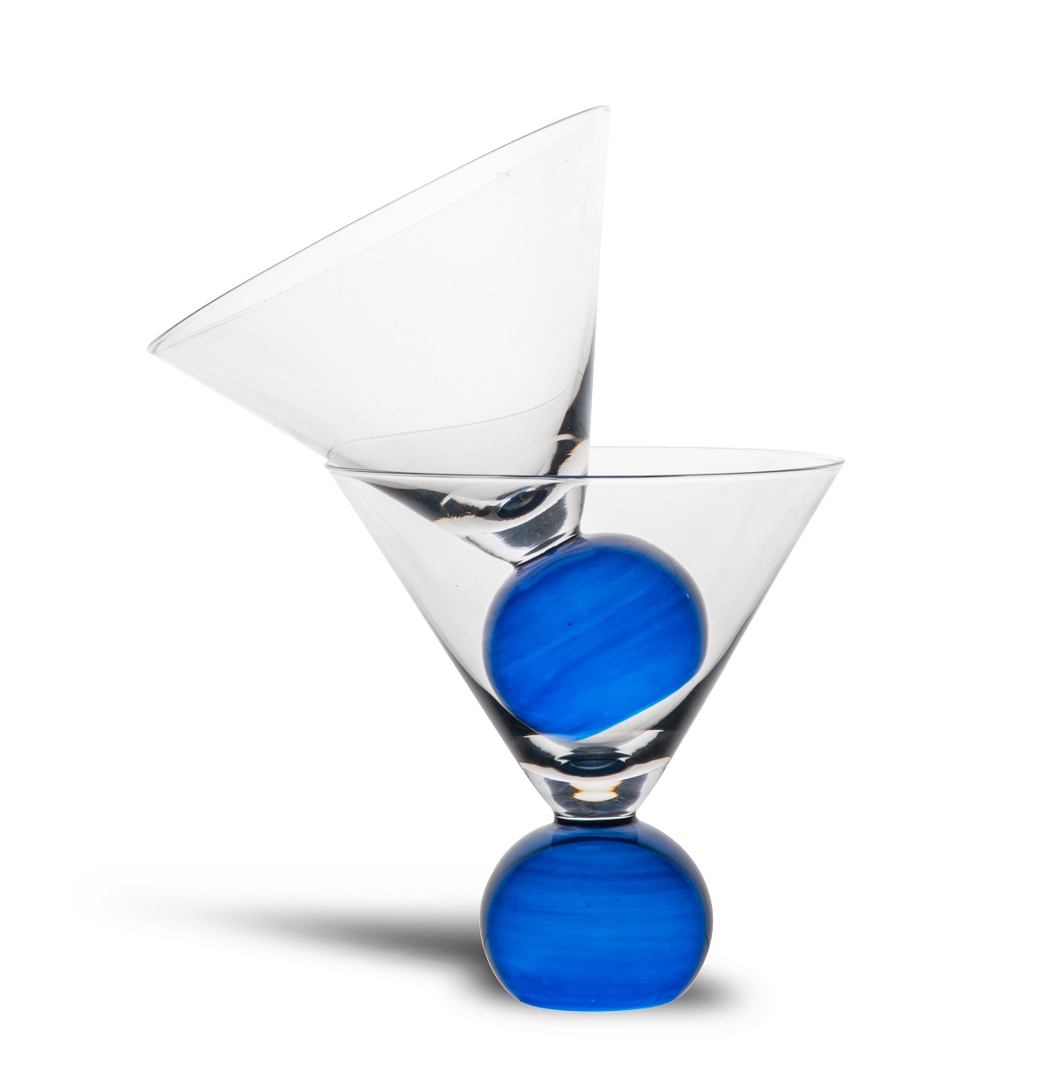 Glass Spice 2pcs/set (6) Clear/blue Gift