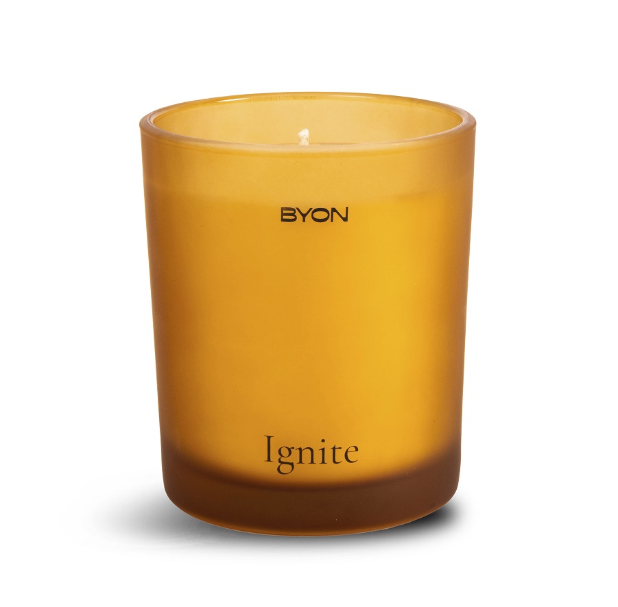 Scented Candle Ignite 30h (6) Amber/blue Gift