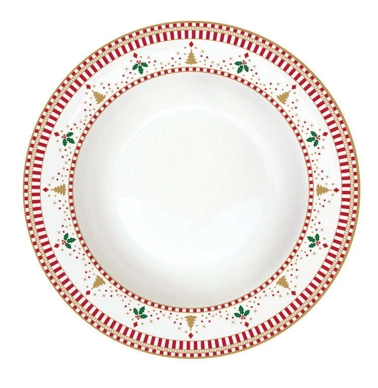 Porcelain Soup Plate Ã˜ 21,5 Cm Nutcracker Gift