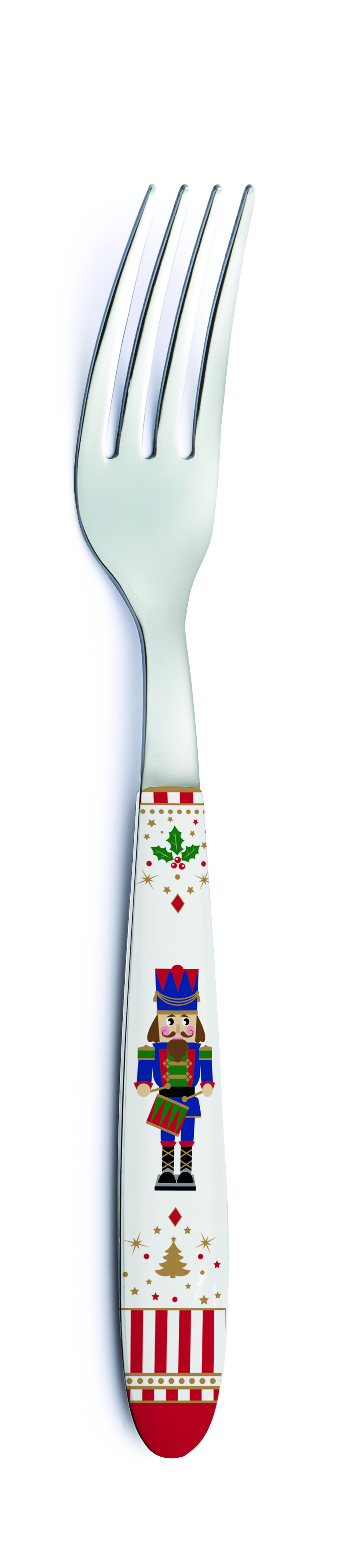 Ss Fork With Decorated Handle Nutcracker Gift