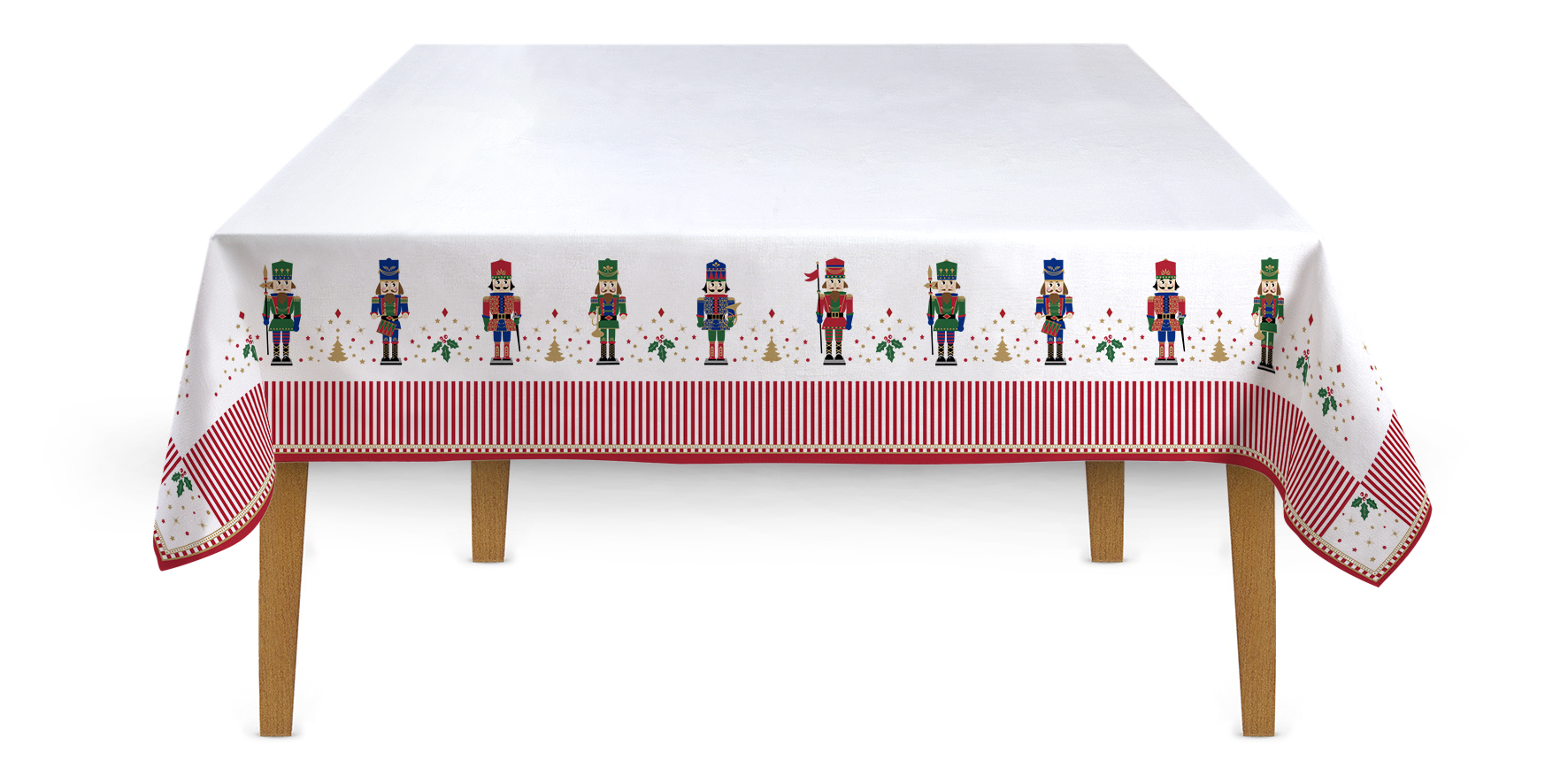 Rectangular Tablecloth 180x145 Cm Nutcracker Gift