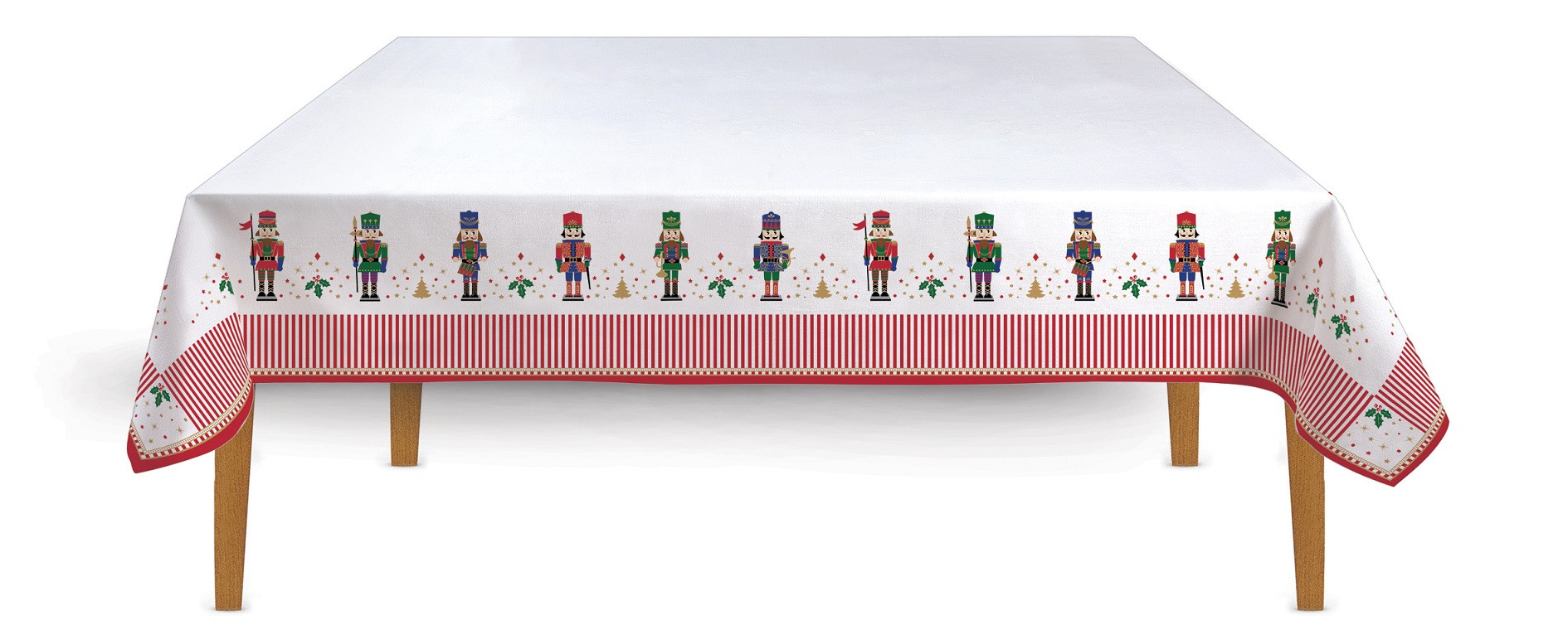 Rectangular Tablecloth 250x145 Cm Nutcracker Gift