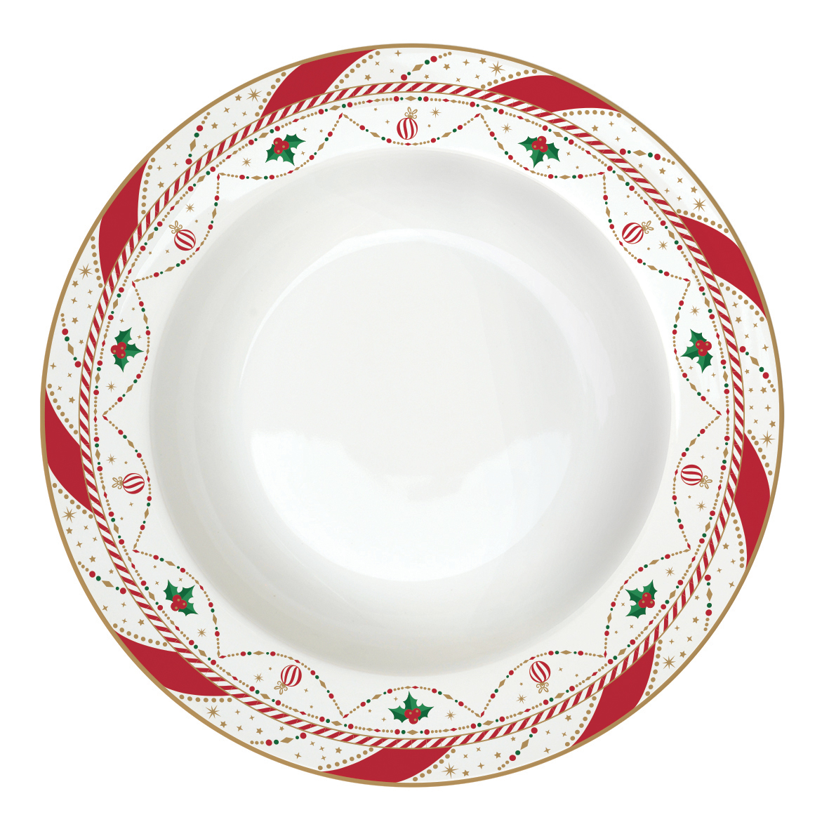 Porcelain Soup Plate Ã˜ 21,5 Cm Nutcracker Twist Gift