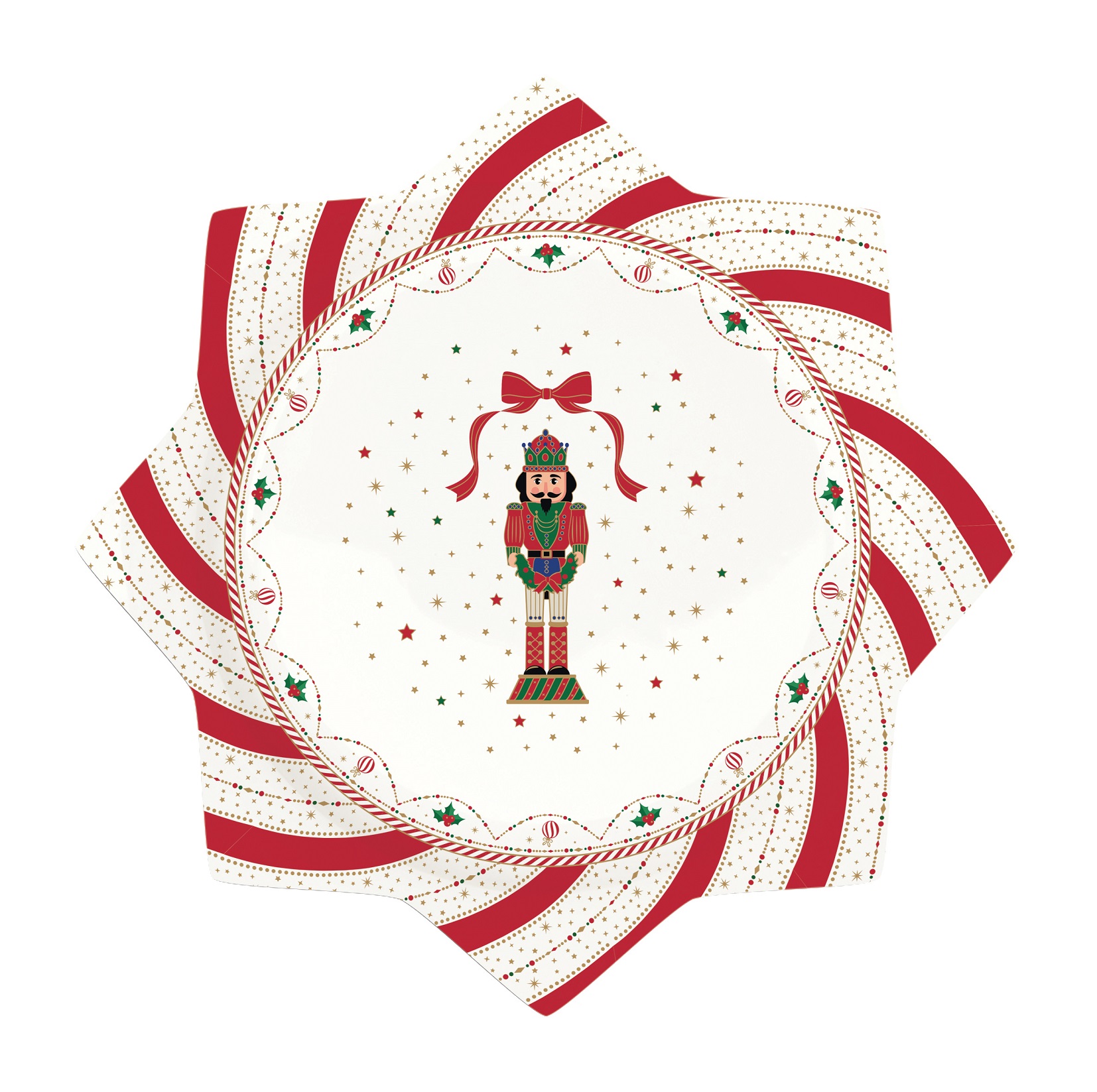 Porcelain Cake Serving Plate Ã˜ 32 Cm In Color Box Nutcracker Twist Gift