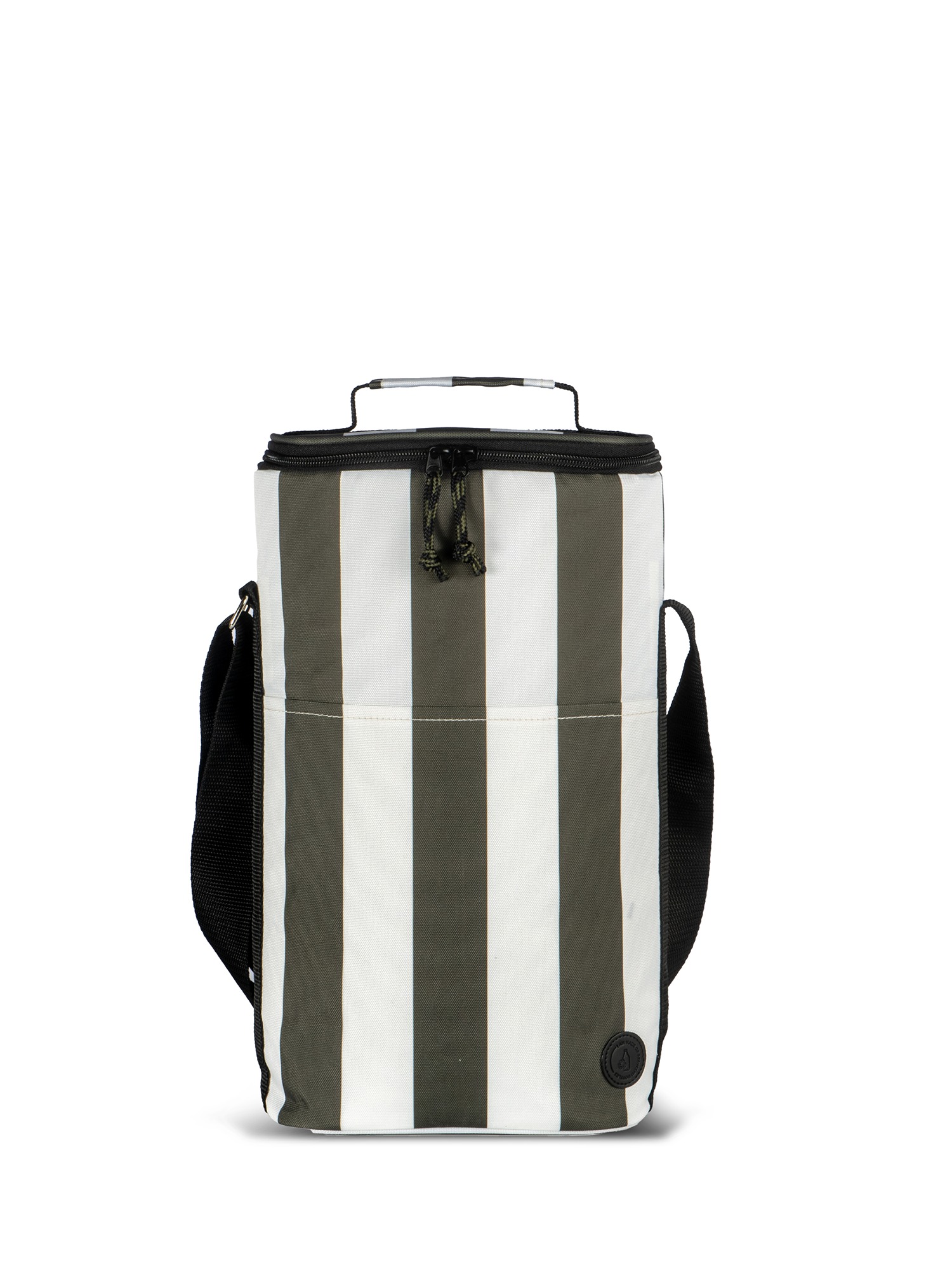 City Stripe Cooler Bag High Rpet (6) Green/white Gift