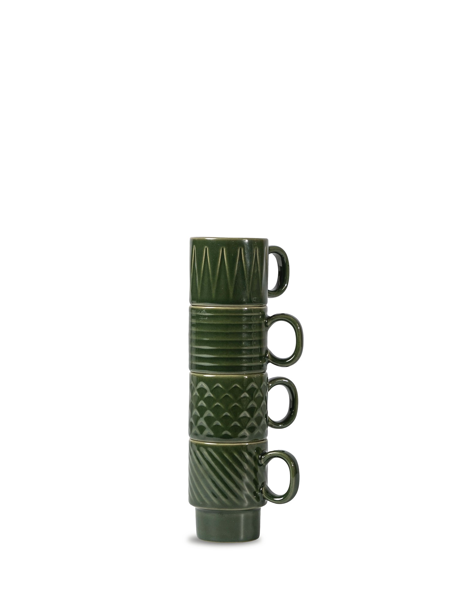 Coffee & More Espresso Mug 4-pcs (6) Green Gift