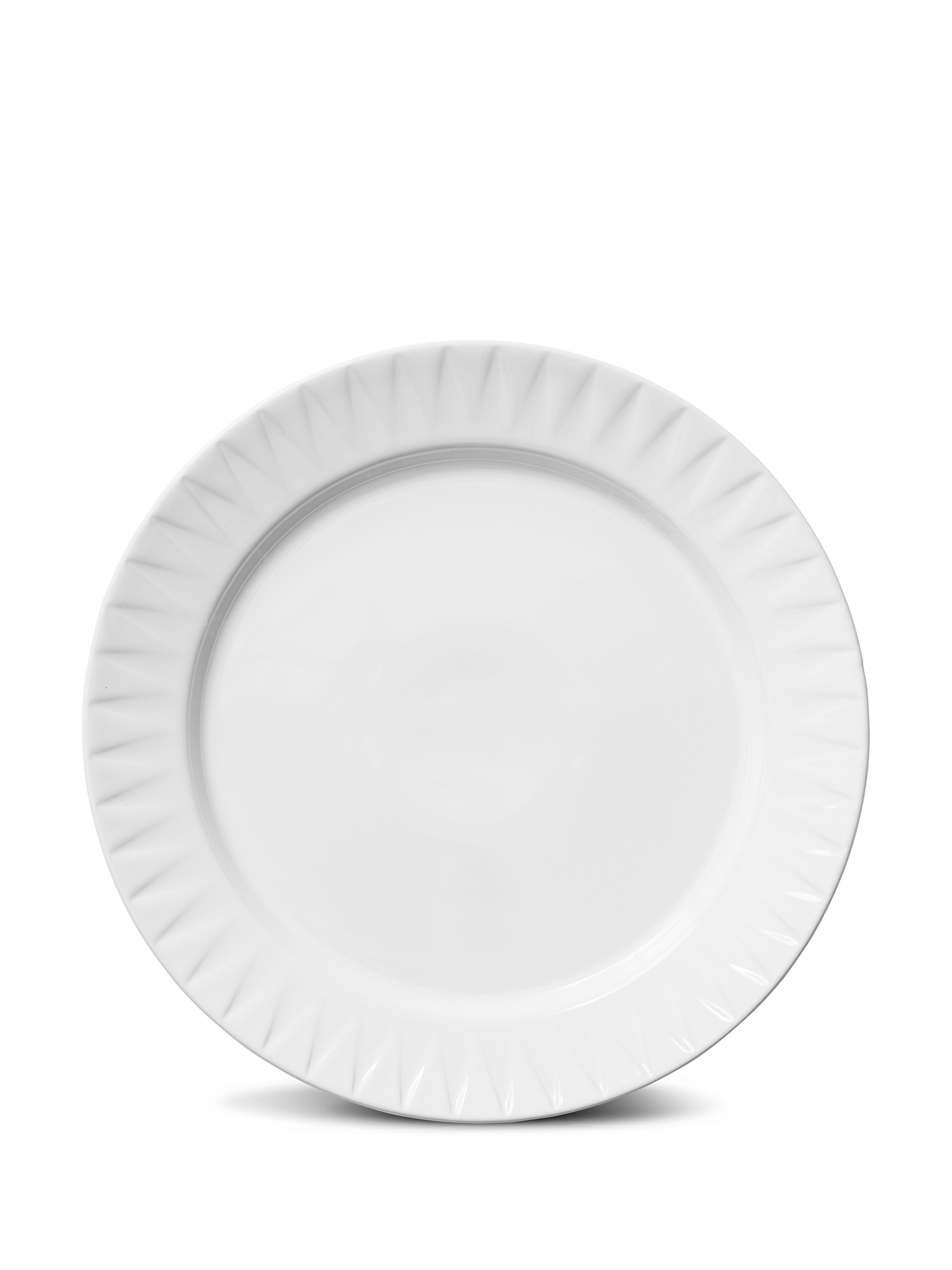 Coffee & More Plate (4) White Gift