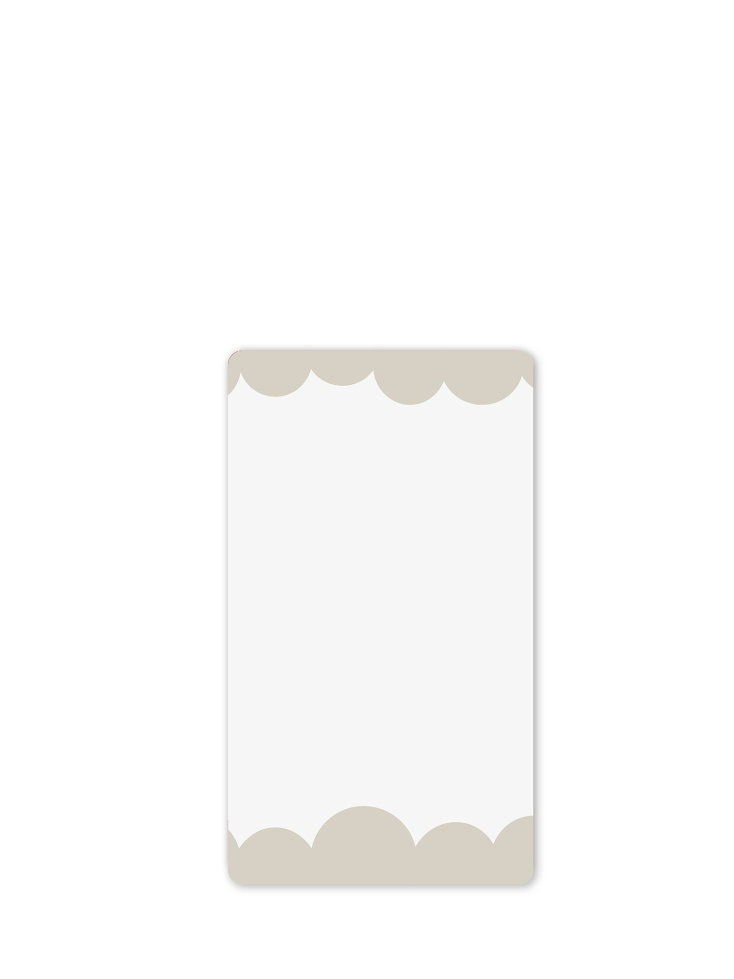 Mirror Bubbly S (1) Beige Gift