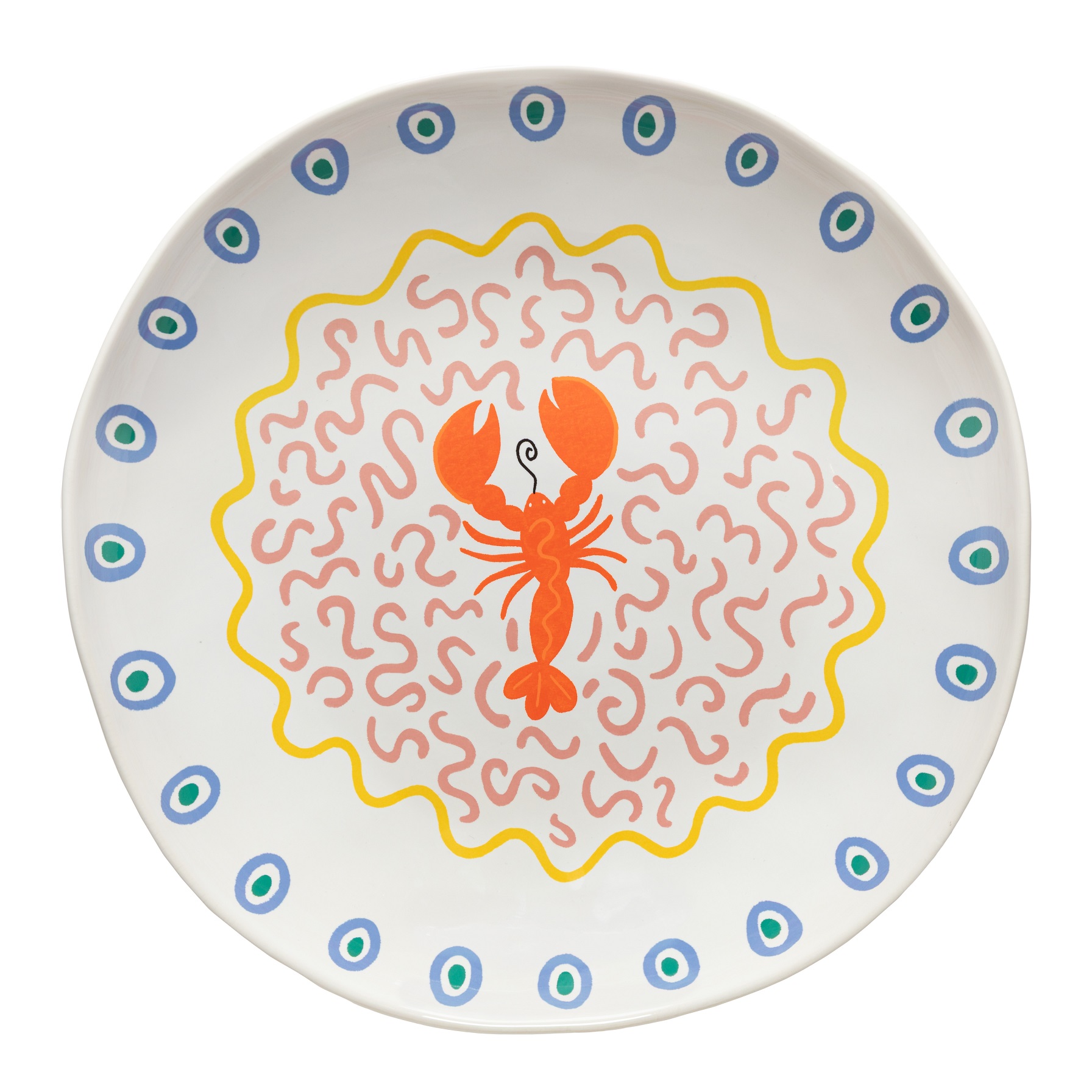 Summer Bliss Lobster Serving Bowl 37cm Gift