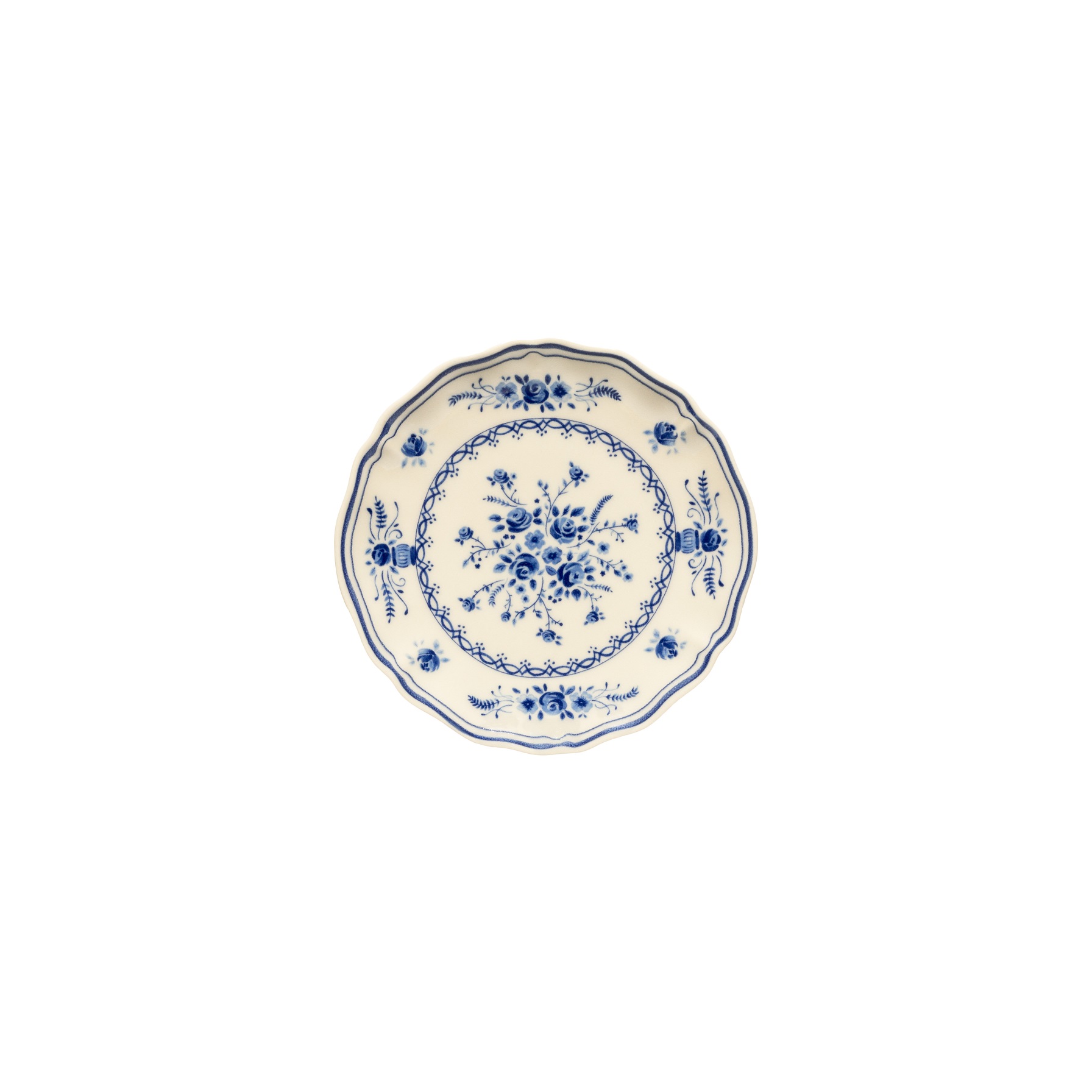 Vila Beige/blue Appetizer Plate 17cm Gift