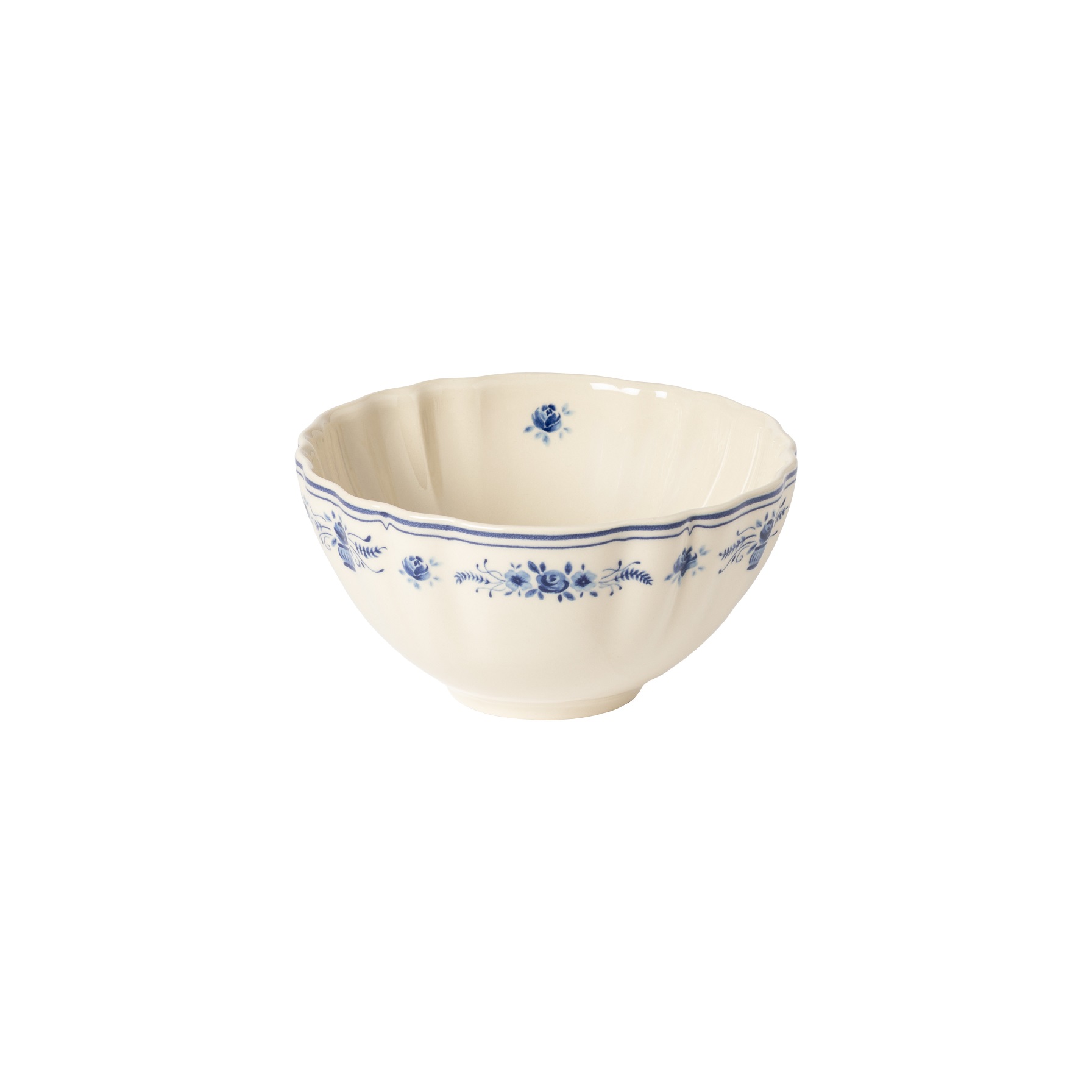 Vila Beige/blue Soup/cereal Bowl 16cm Gift