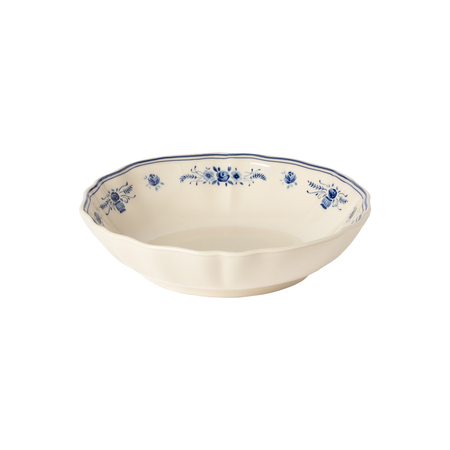 Vila Beige/blue Soup/pasta Bowl 23cm Gift
