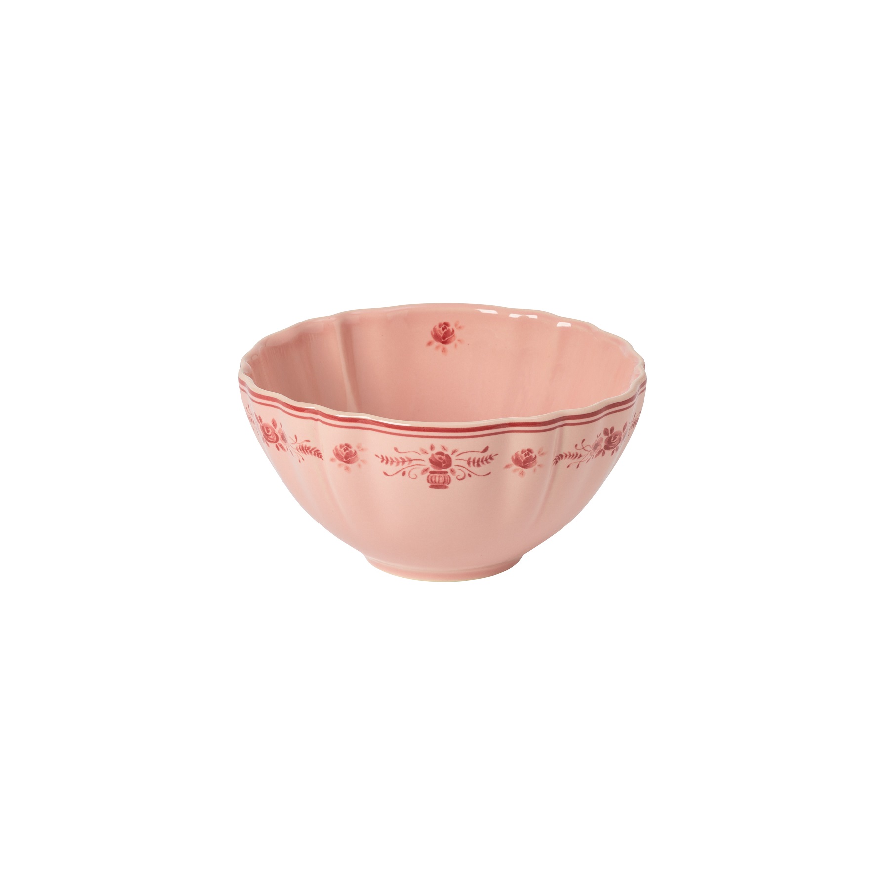 Vila Pink/red Soup/cereal Bowl 16cm Gift
