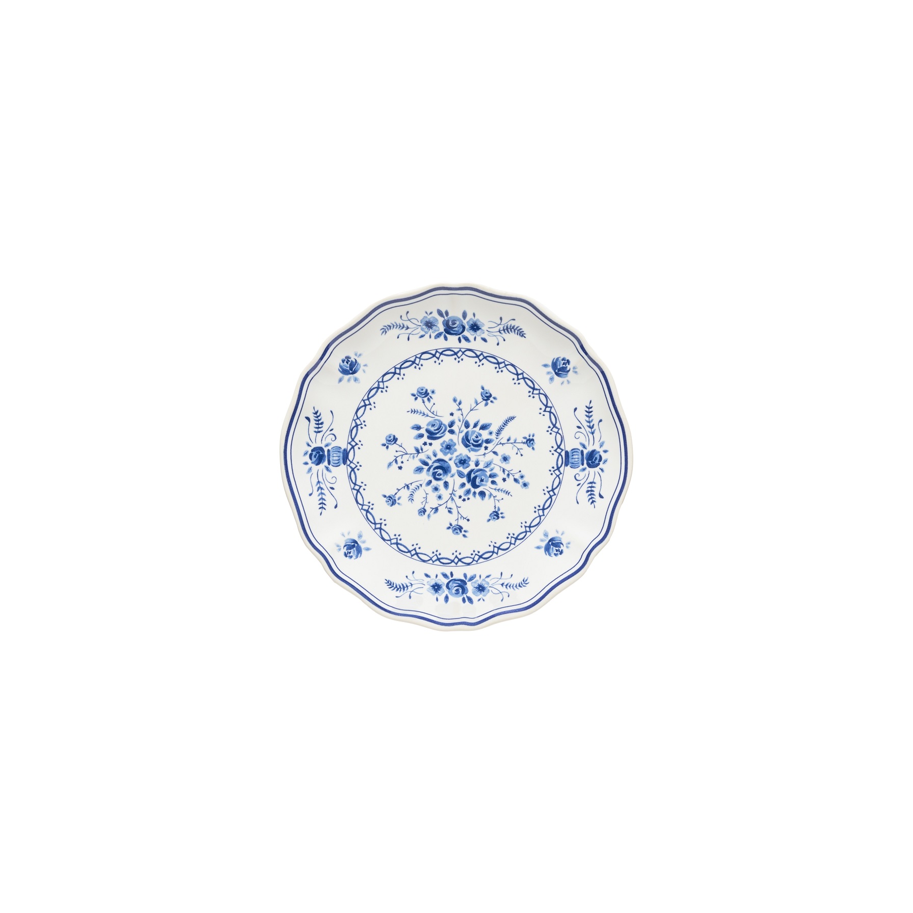 Vila White/blue Appetizer Plate 17cm Gift