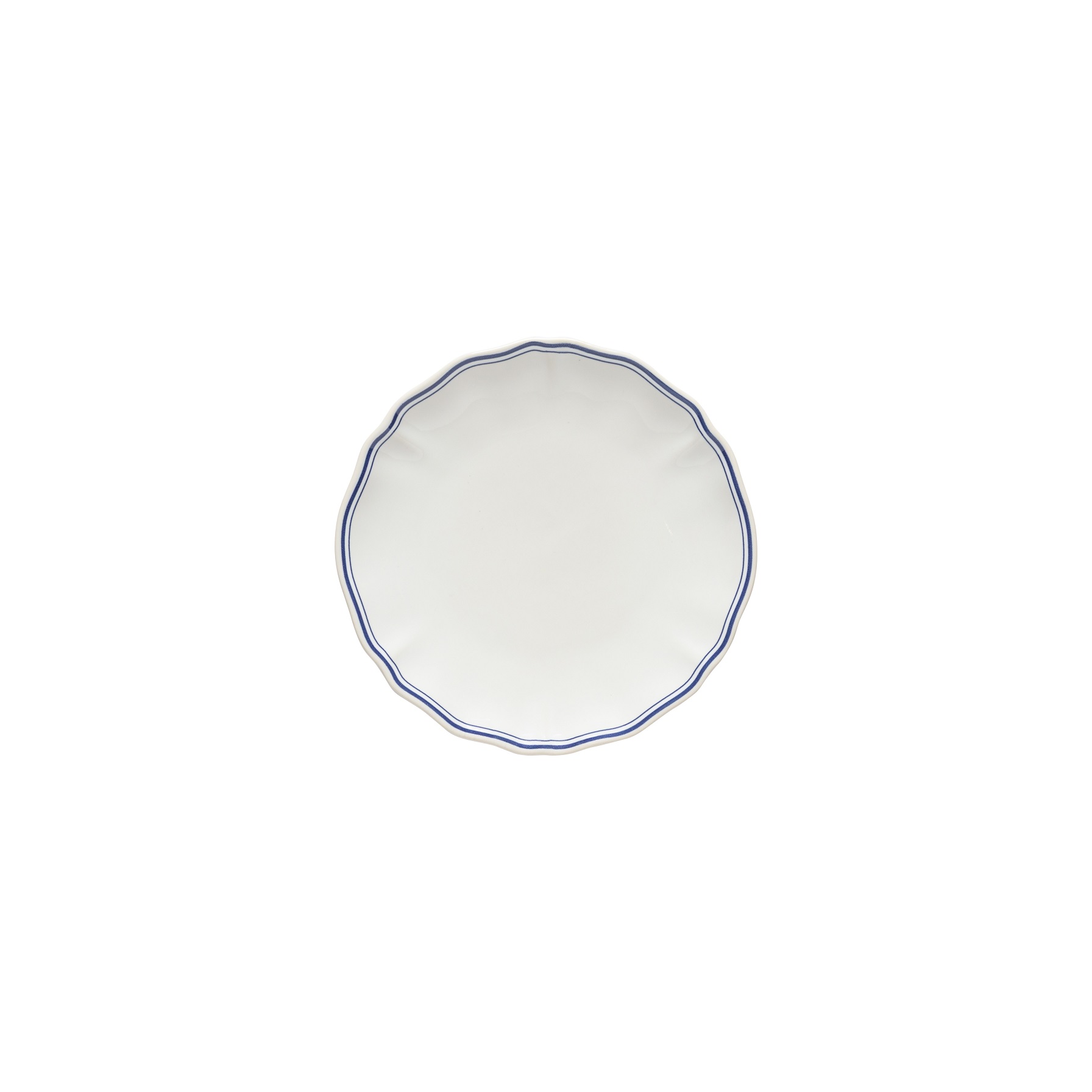 Vila White/blue Filet Appetizer Plate 17cm Gift