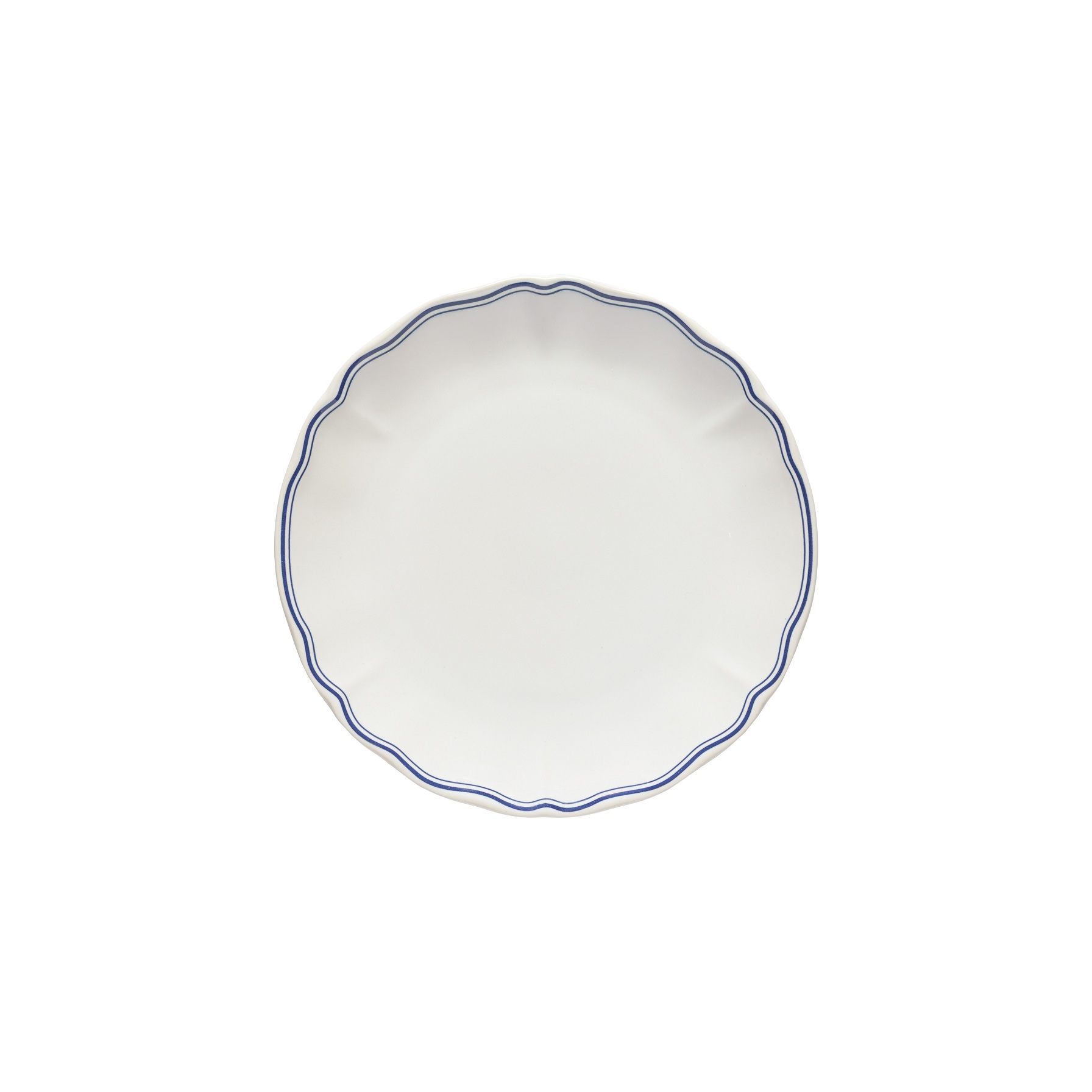 Vila White/blue Filet Salad/dessert Plate 21cm Gift