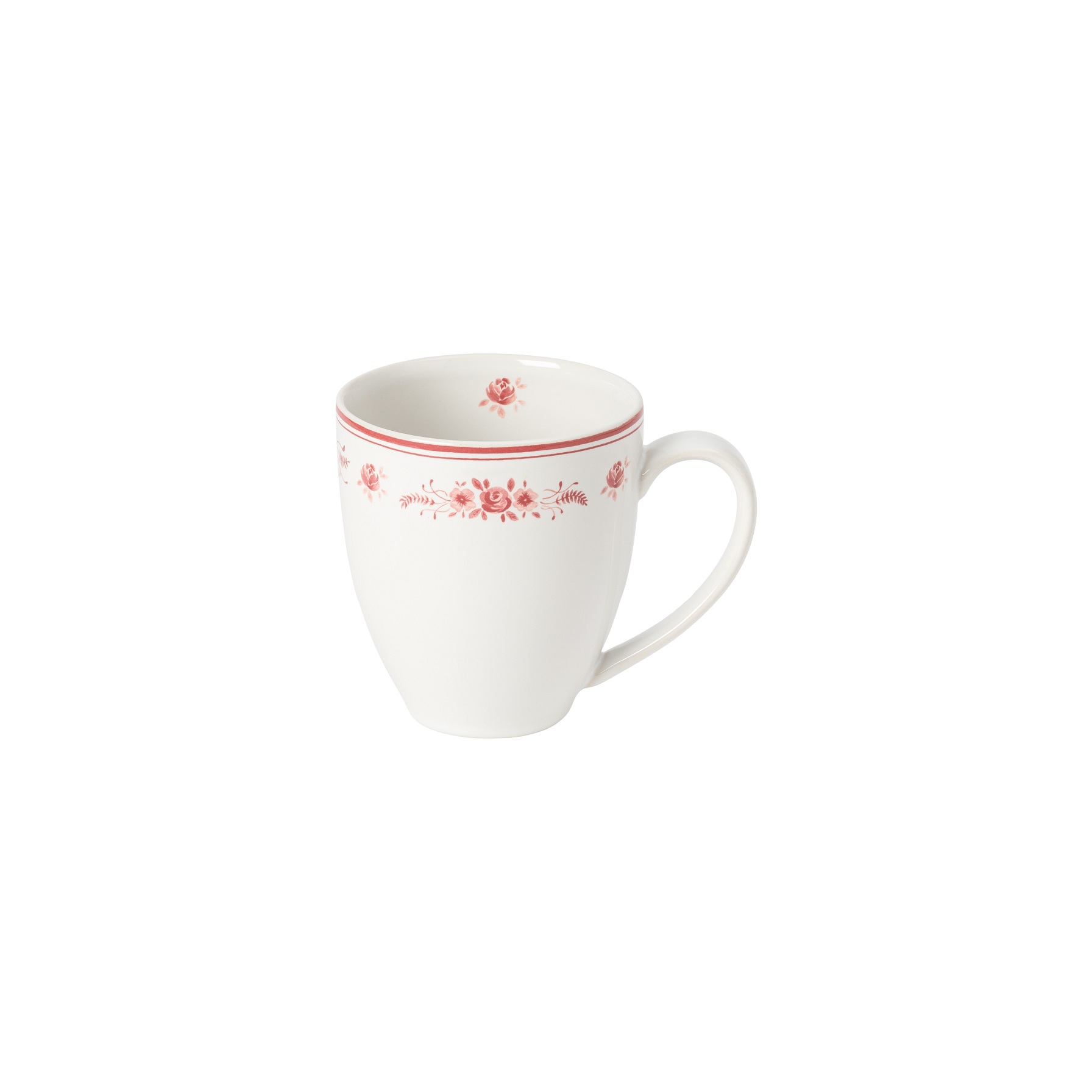 Vila White/red Mug 41cl Gift