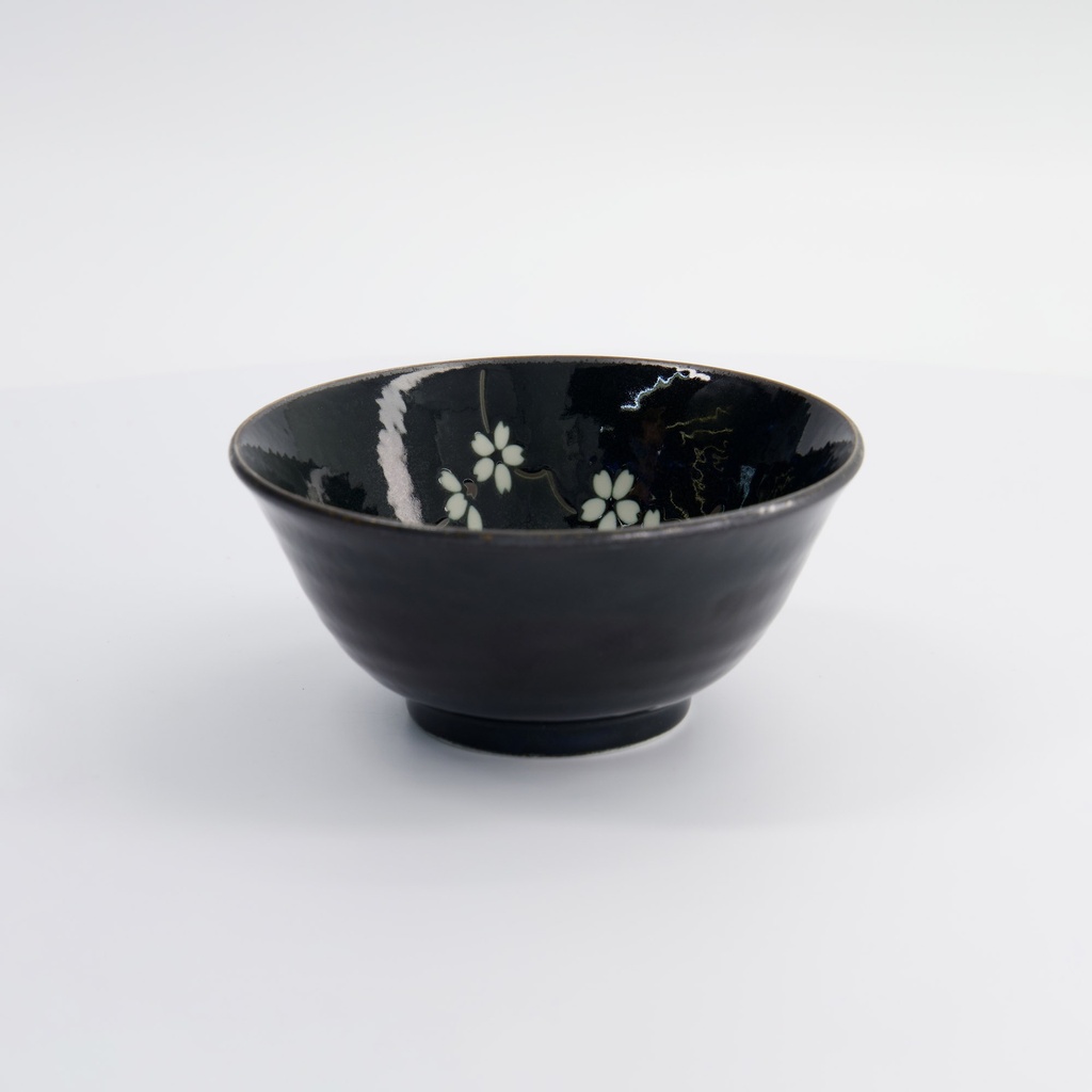 Cobalt Blue Sakura Bowl 14.7x6.5cm 22111 6/48 Gift