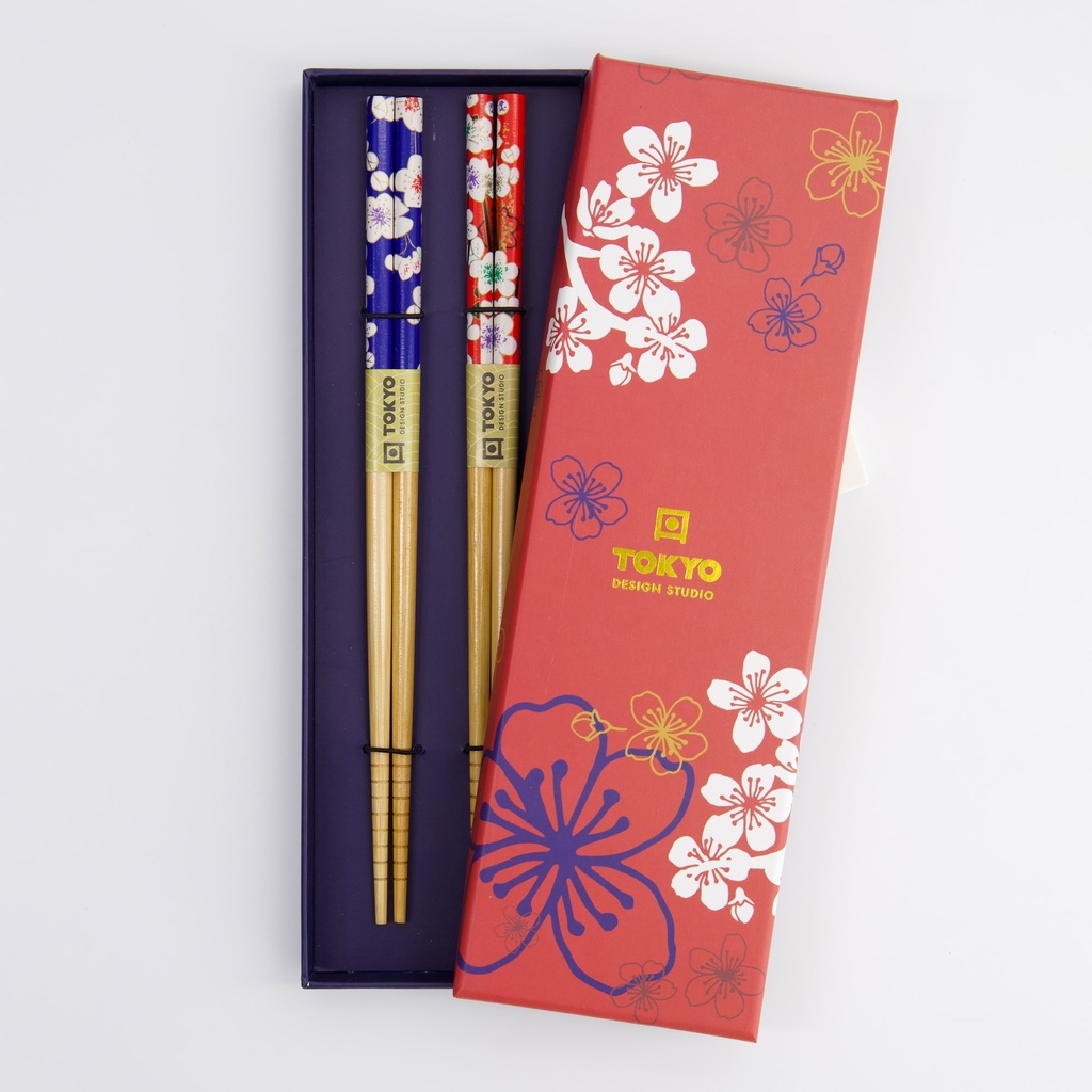 Chopstick Giftset/2 Flower B-5017tx 1/100 Gift