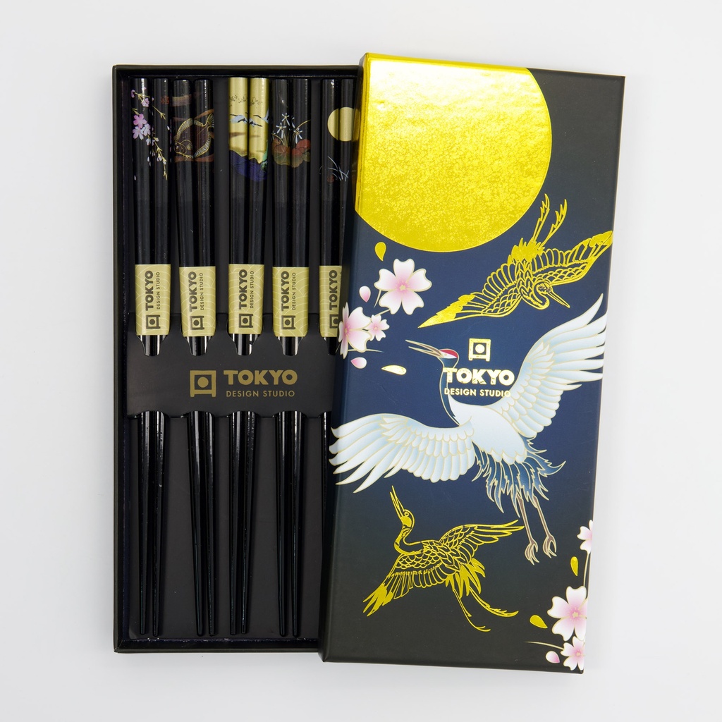Chopstick Giftset/5 Crane 1/100 Gift