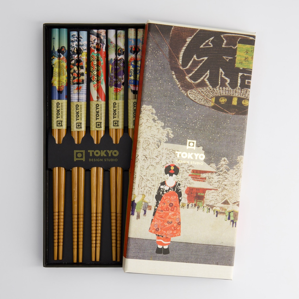 Chopstick Giftset/5 Maiko A26-c51 1/100 Gift