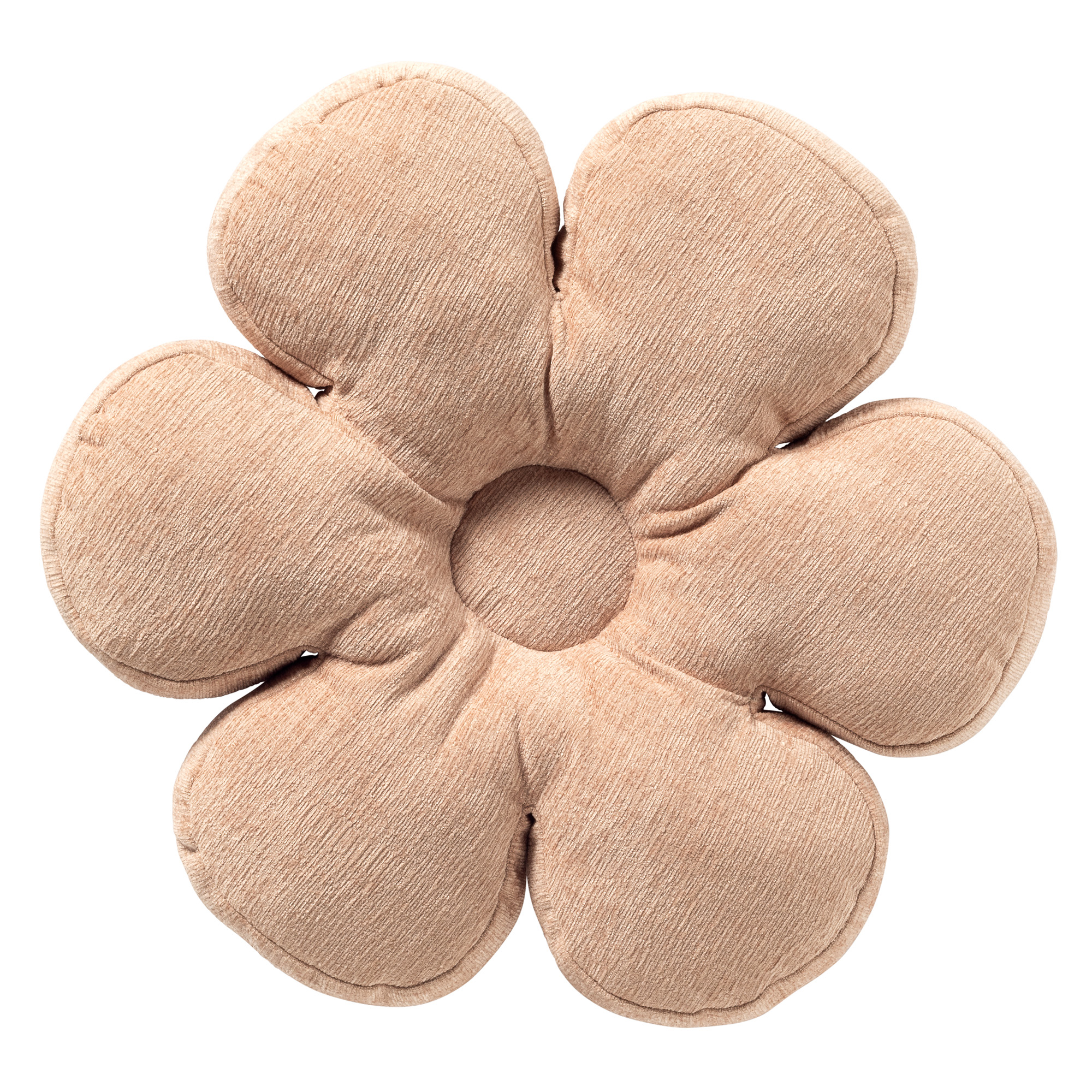 Cushion Bloom 43x43x8cm Rose Tan Gift