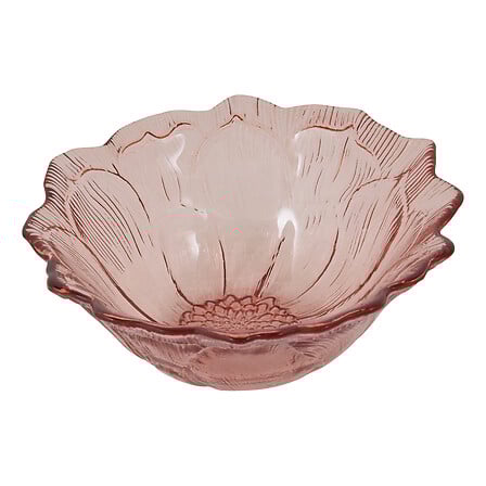 Fleur De Rose Bowl Diam 13 Cm Glass Assorted Display Gift