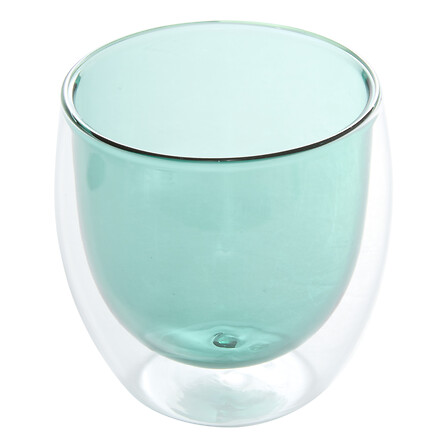 Double Wall Mug 25 Cl Glass Assorted Gift