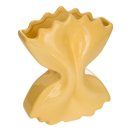 Vase Della Pasta Height 21.5 Cm Yellow Ceramic Gift