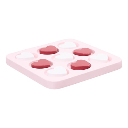 Tic-tac-toe Game Love 18 X 18 Cm Pink Cement Gift