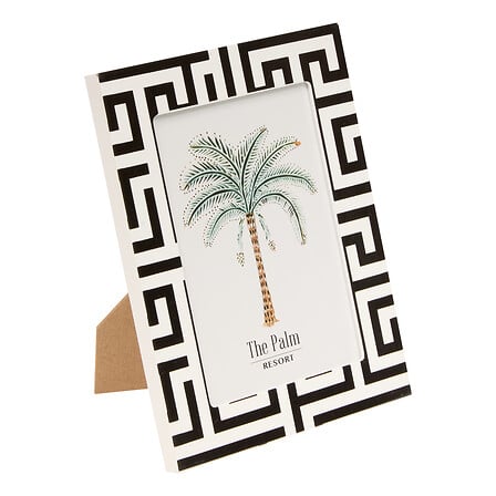 Photo Frame The Palm Resort 10 X 15 Cm Black And White Gift