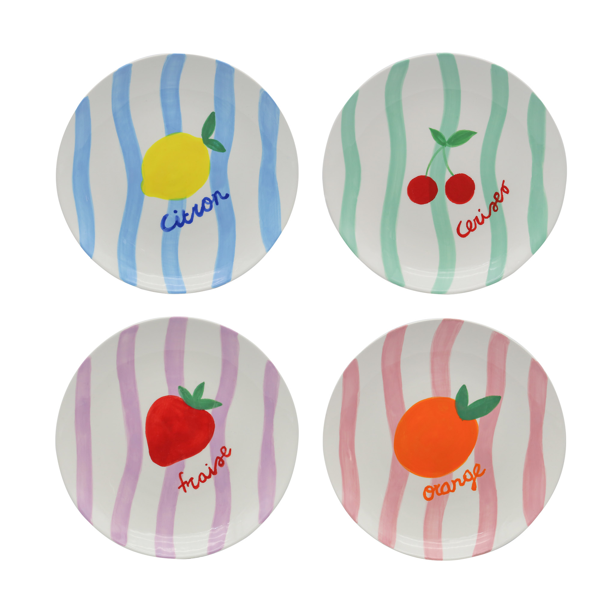 Dessert Plate Diego - Fruit 4 Ass. Gift