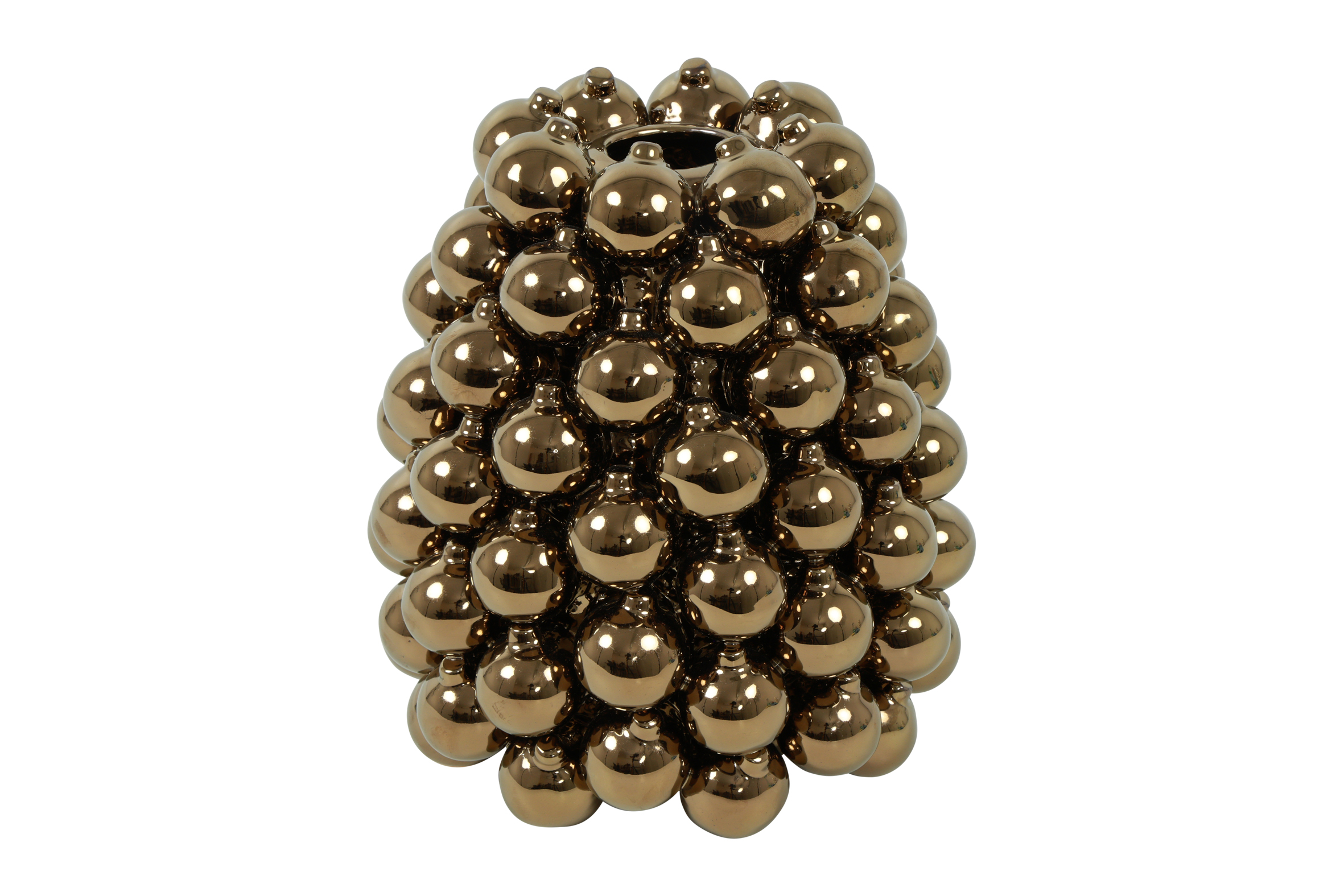 Vase Christmas Bell L Bronze Gift