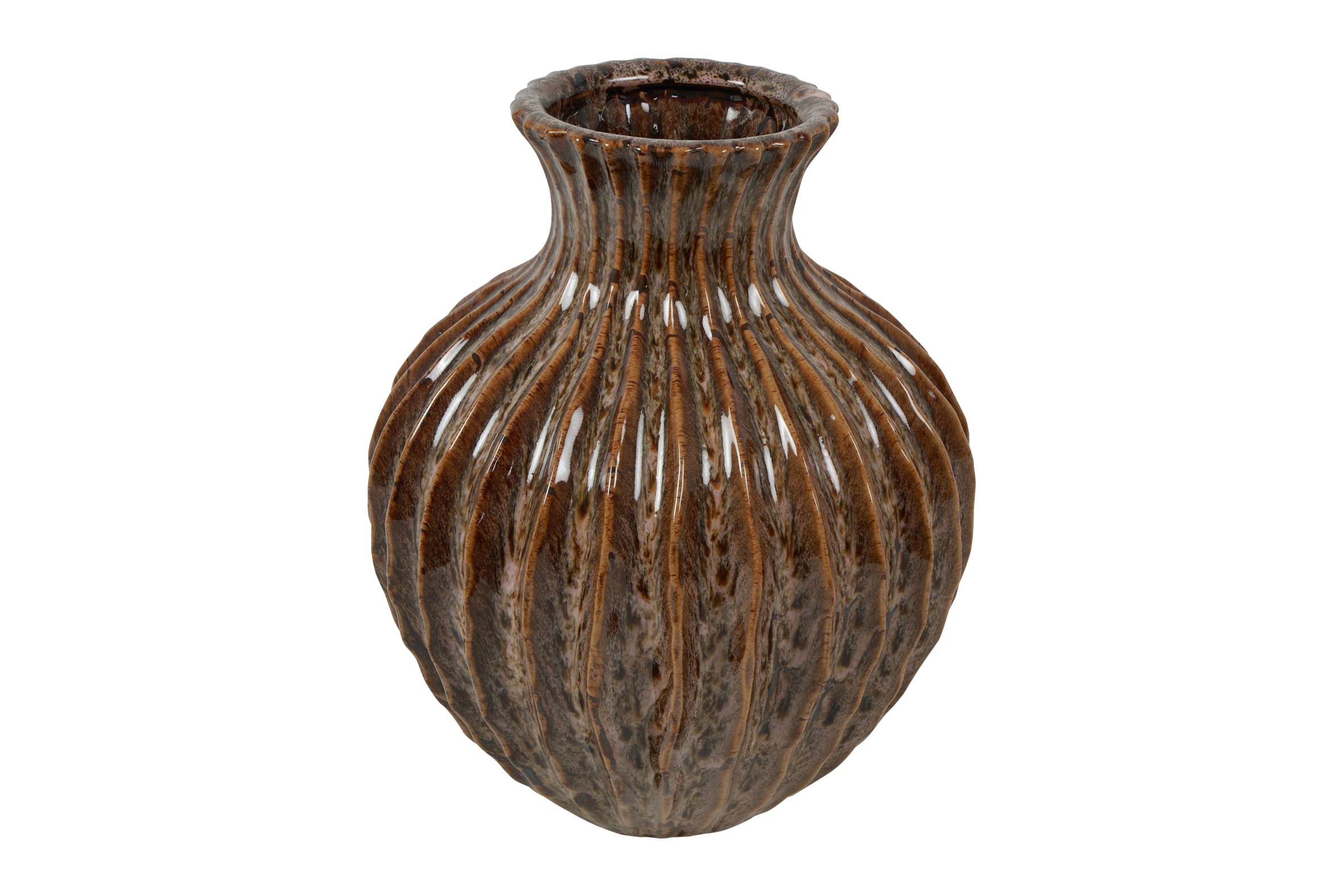 Vase Ball Lenn S Brown Gift