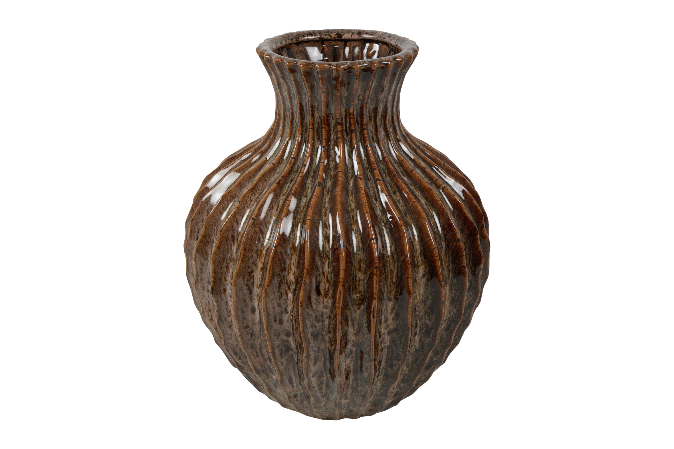Vase Ball Lenn M Brown Gift